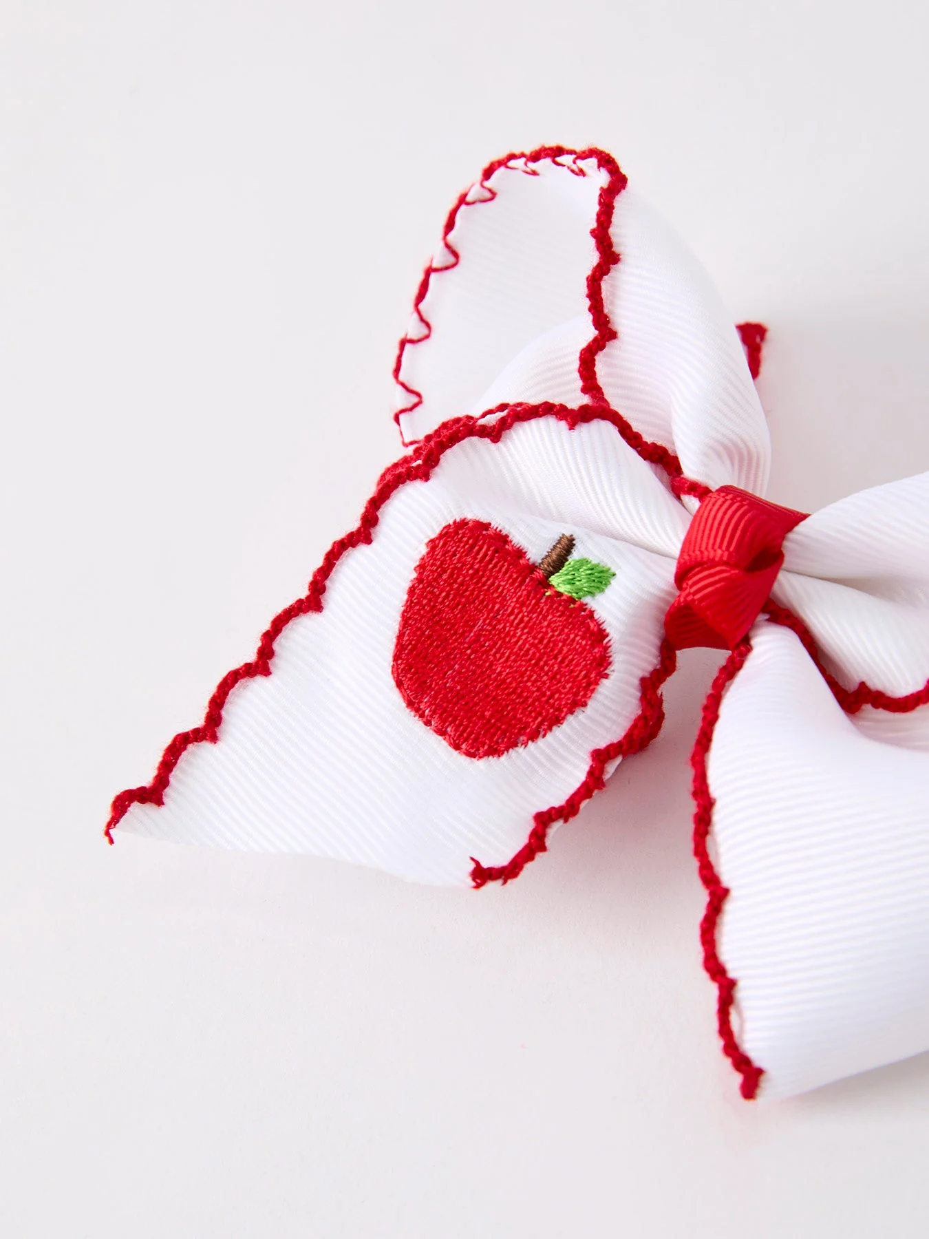 Back-to-school Apple Applique Girls Hairpin 4 Inches/6.25 inches - Image 13