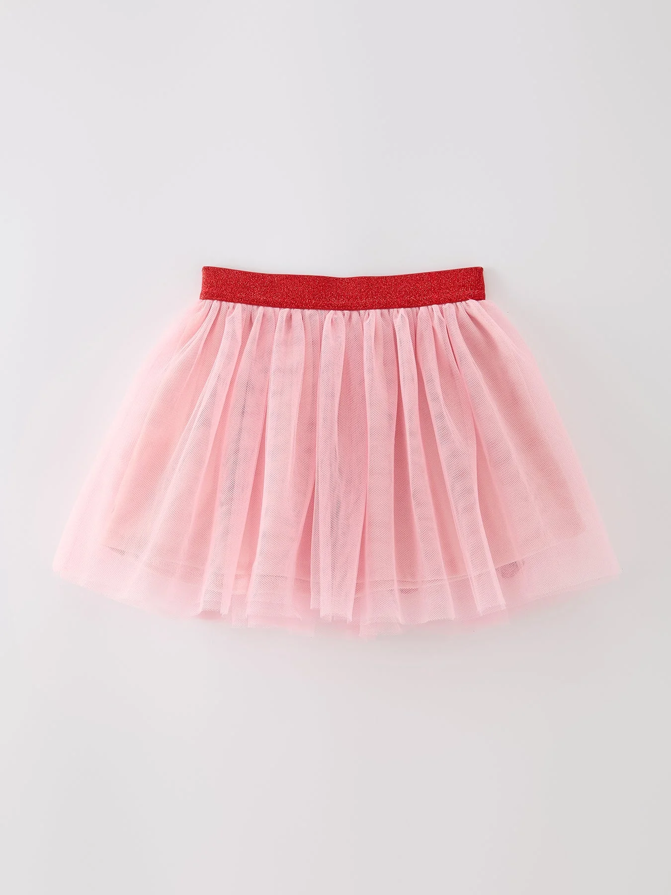 Back To School Apple Bow Girls Skirt Tulle Sequin Applique - Image 2