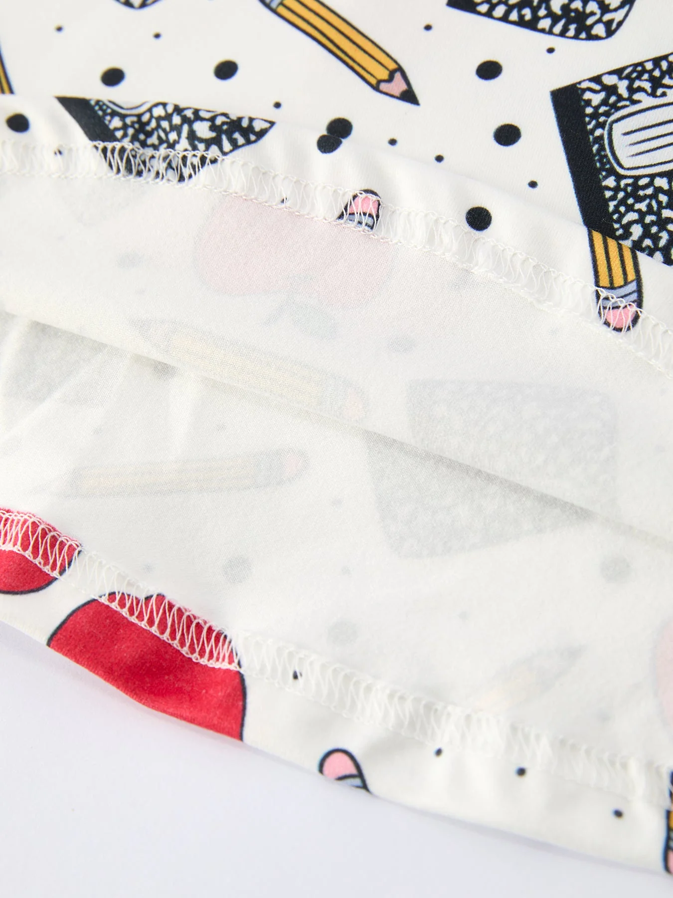 Back to School Apple Pencil Print Girls Dress - Image 5