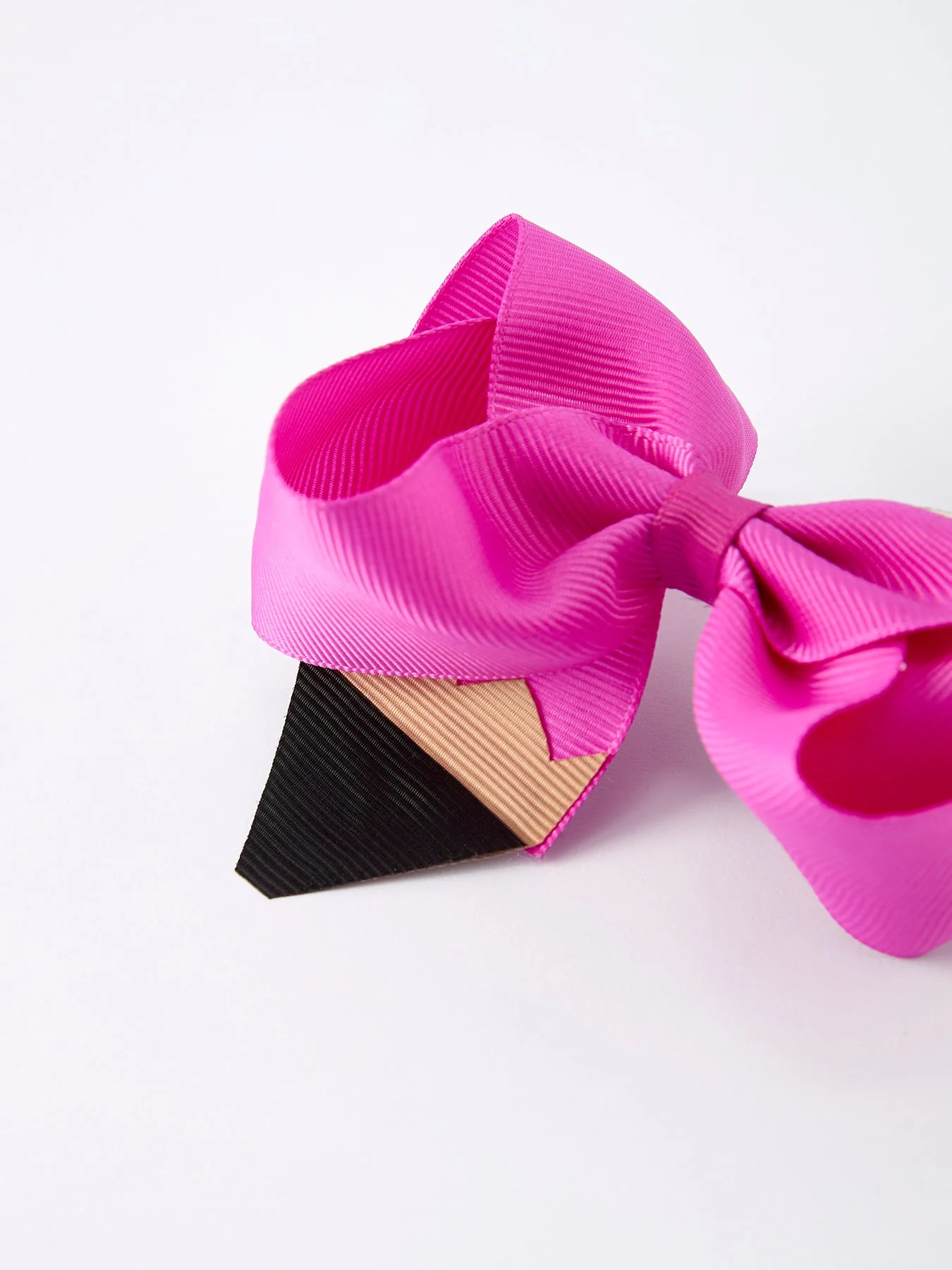 Back-to-school Pencil Bow Girls Hair Clips 3.5 inches - Image 4