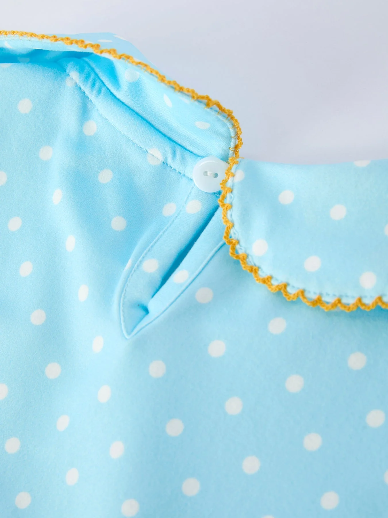 Back to School Polka Dot Girls Dress Pencil Bow Applique - Image 4