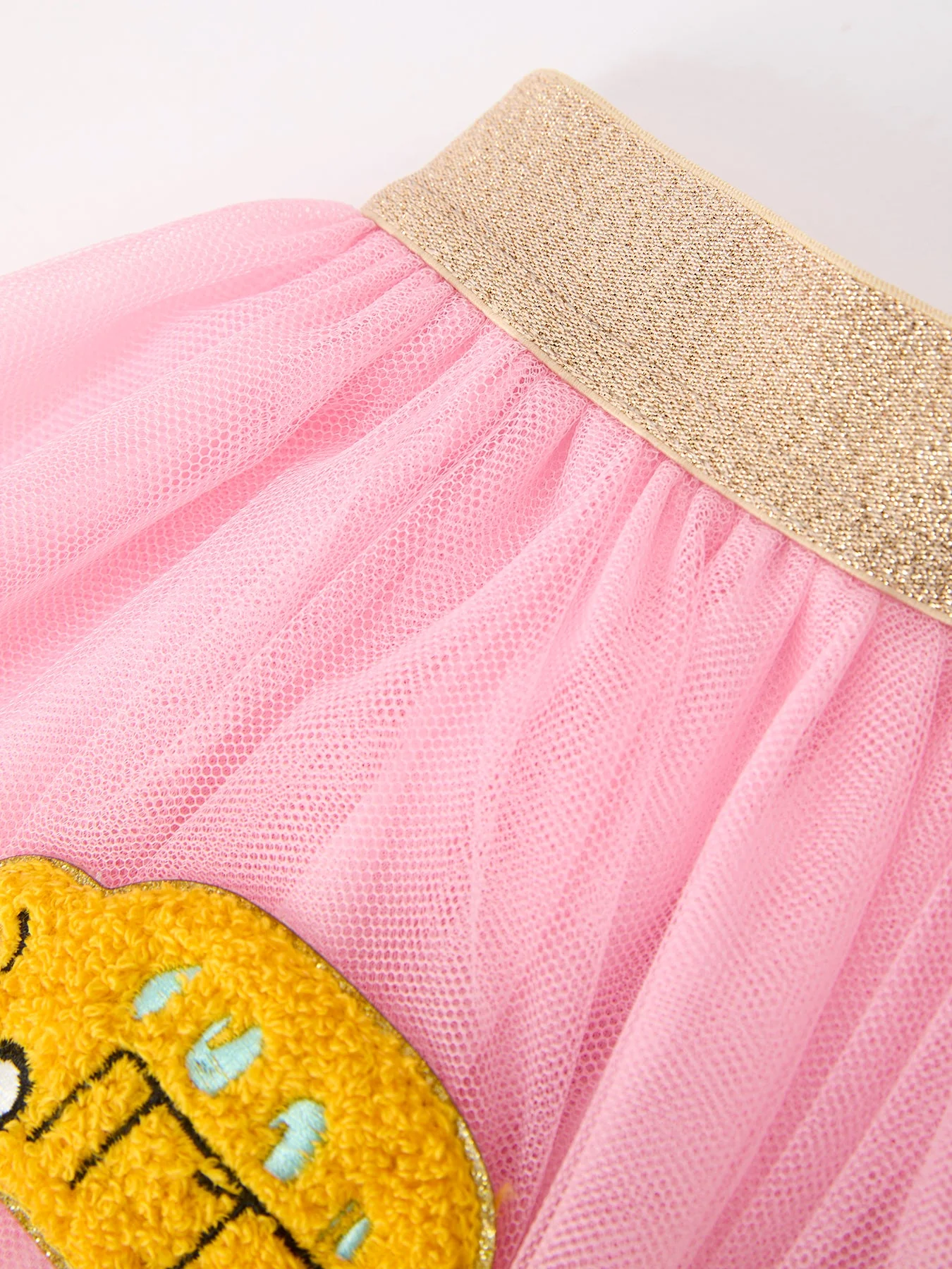 Back To School School Bus Girls Skirt Tulle Applique Skirt - Image 3
