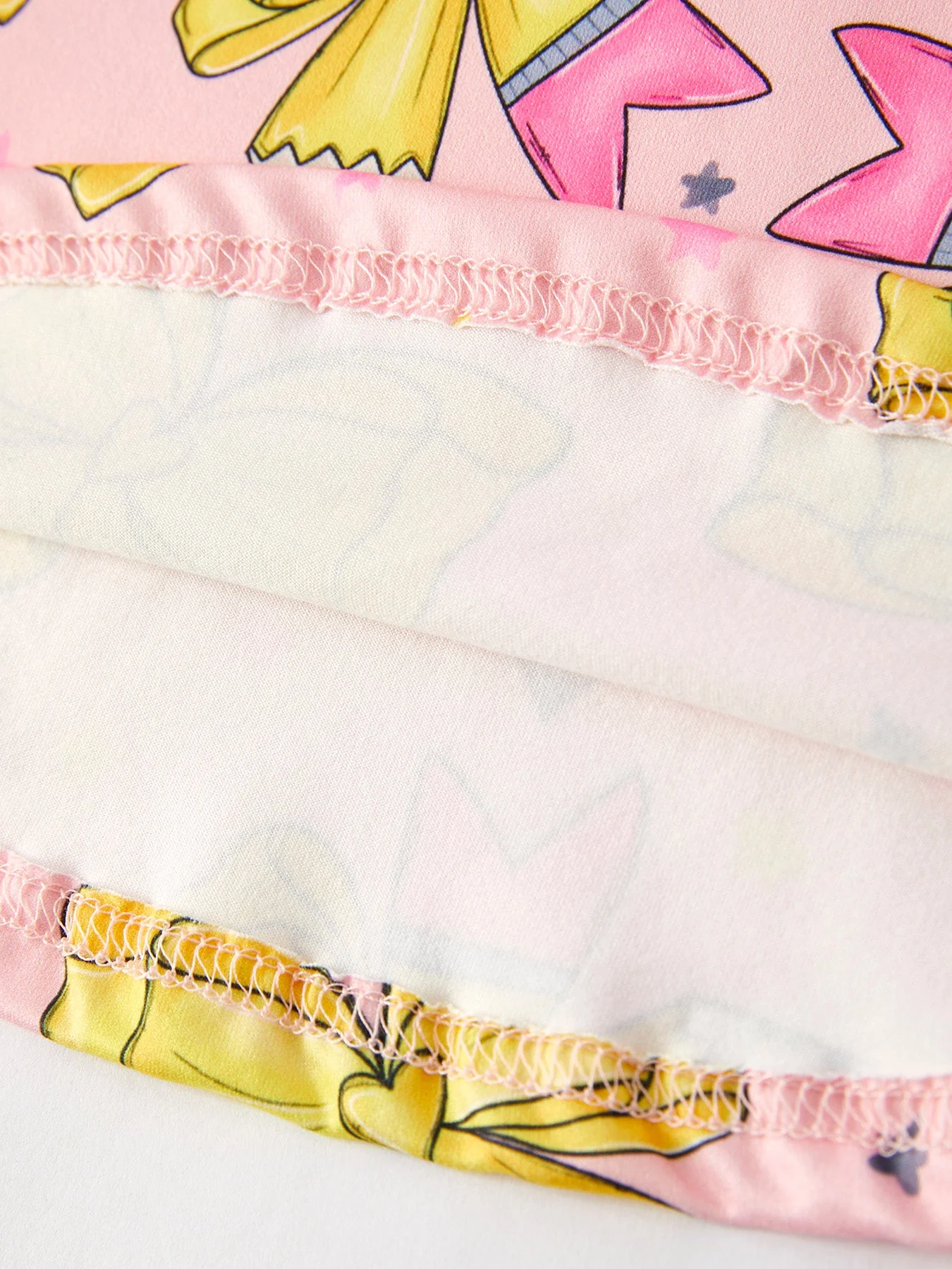 Back to School Yellow Bow Print Girls Dress - Image 10