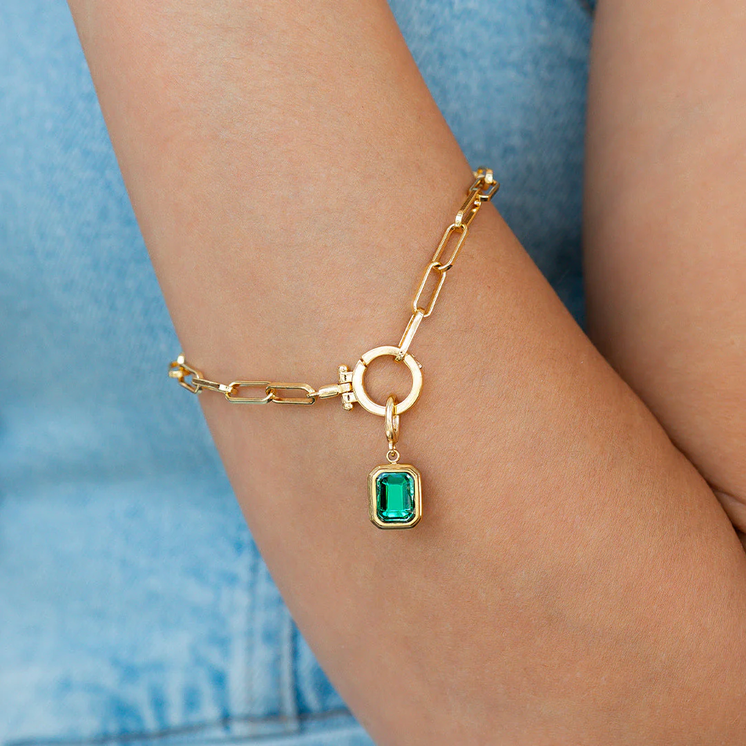 Mint & Lily Baguette Birthstone Charm - Image 21
