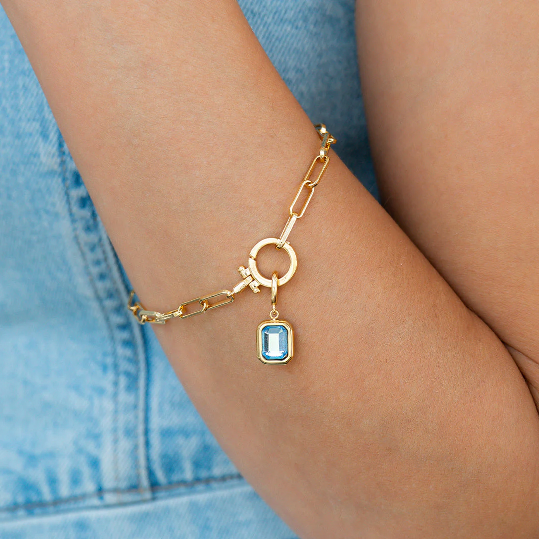 Mint & Lily Baguette Birthstone Charm - Image 26