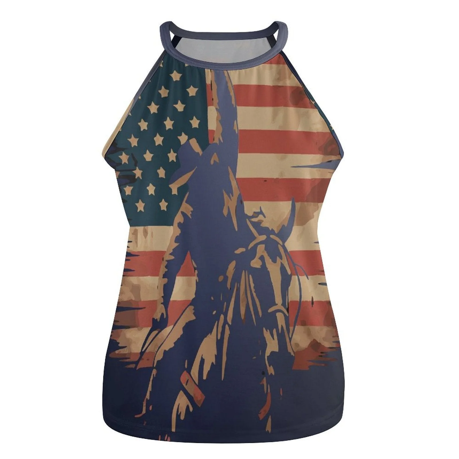 Baha Ranch American Cowboy Tank Top - Image 4