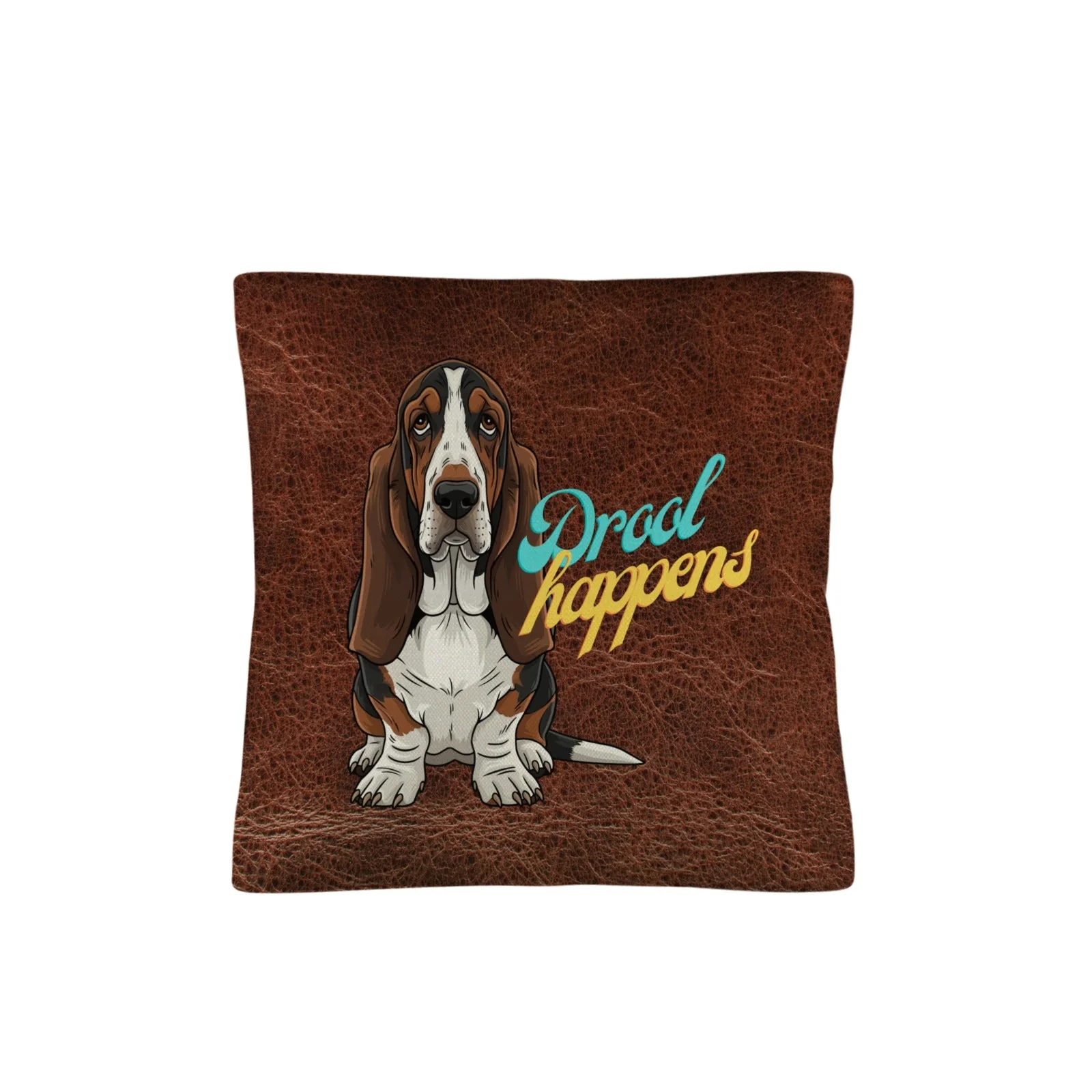 Baha Ranch Basset Hound Drool Happens Pillow Case Made In America - Image 2