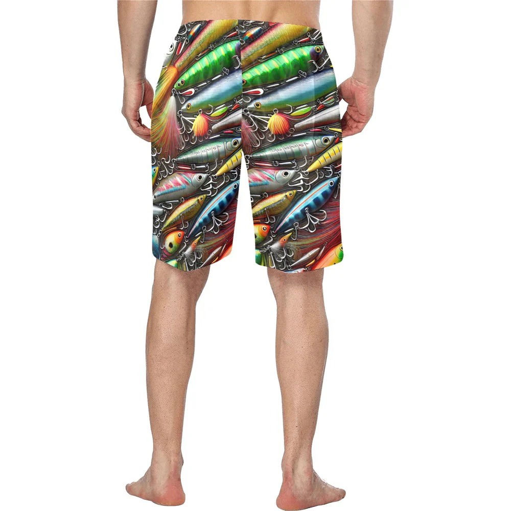 Baha Ranch Men's Fishing Lures Beach Swim Shorts - Image 3