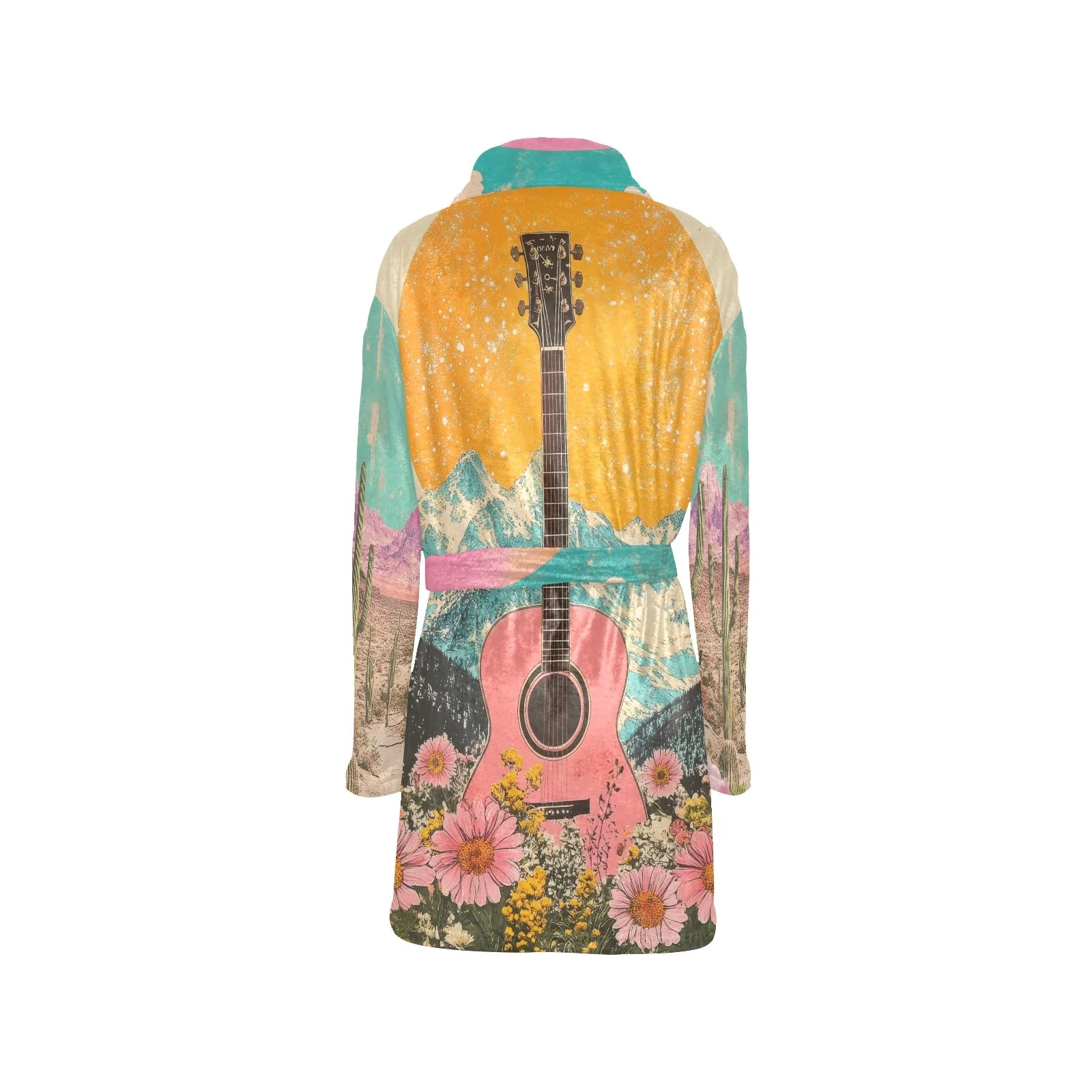 Baha Ranch Retro Pop Western Bath Robe - Image 4