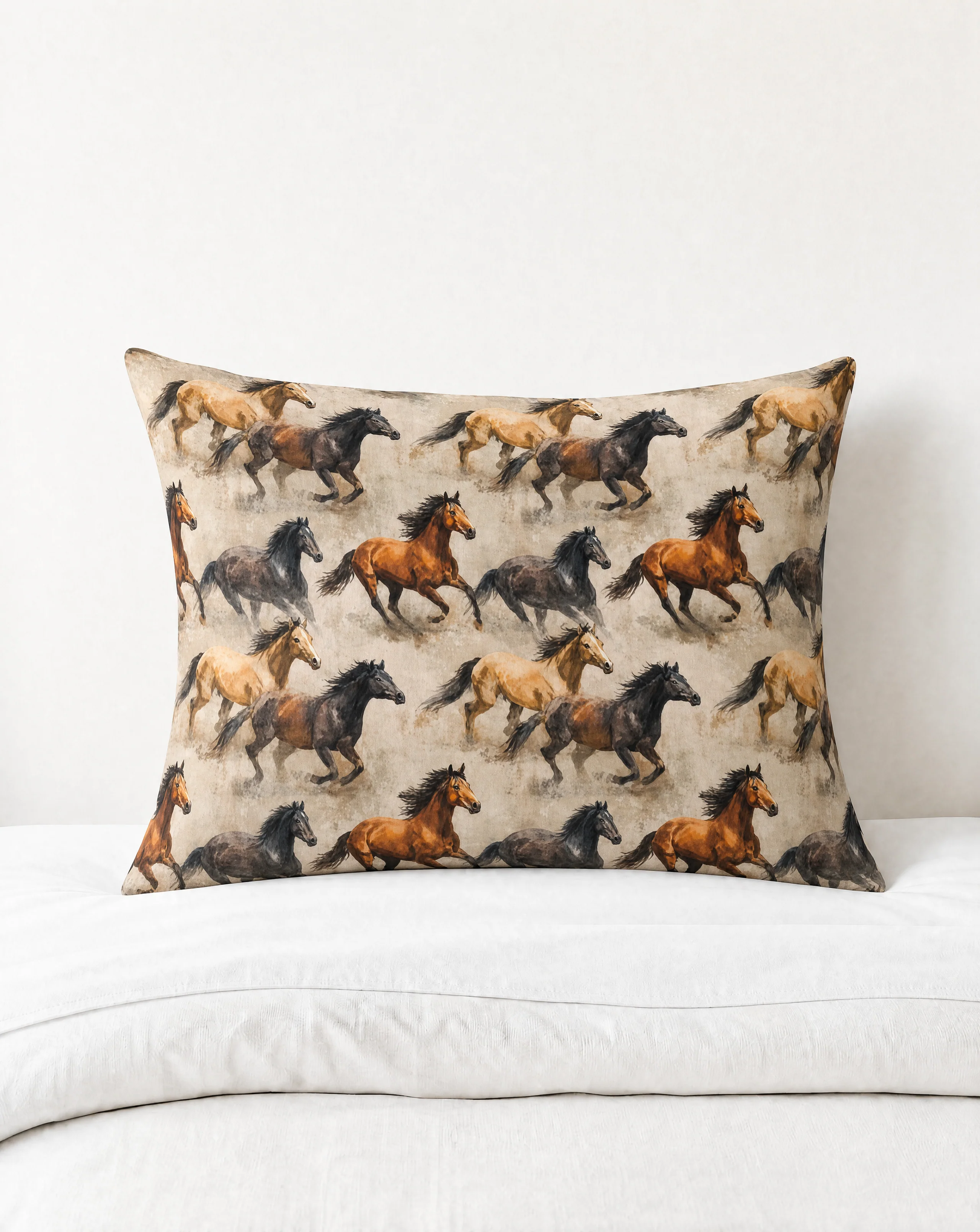 Baha Ranch Wild Horses Pillowcase Made in America - Image 2