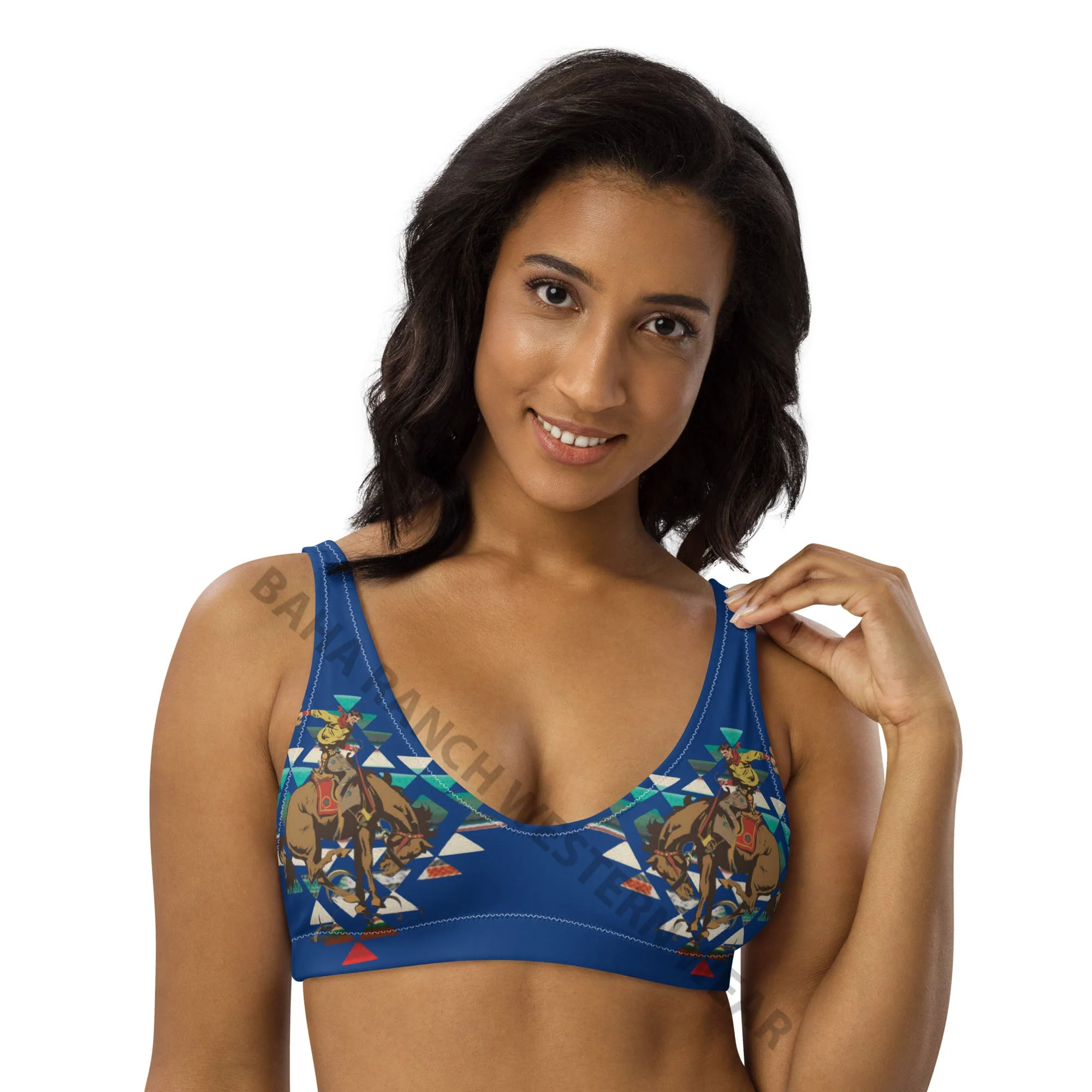 Baha Ranch Yeehaw Aztec Bronc Bikini Top - Image 3