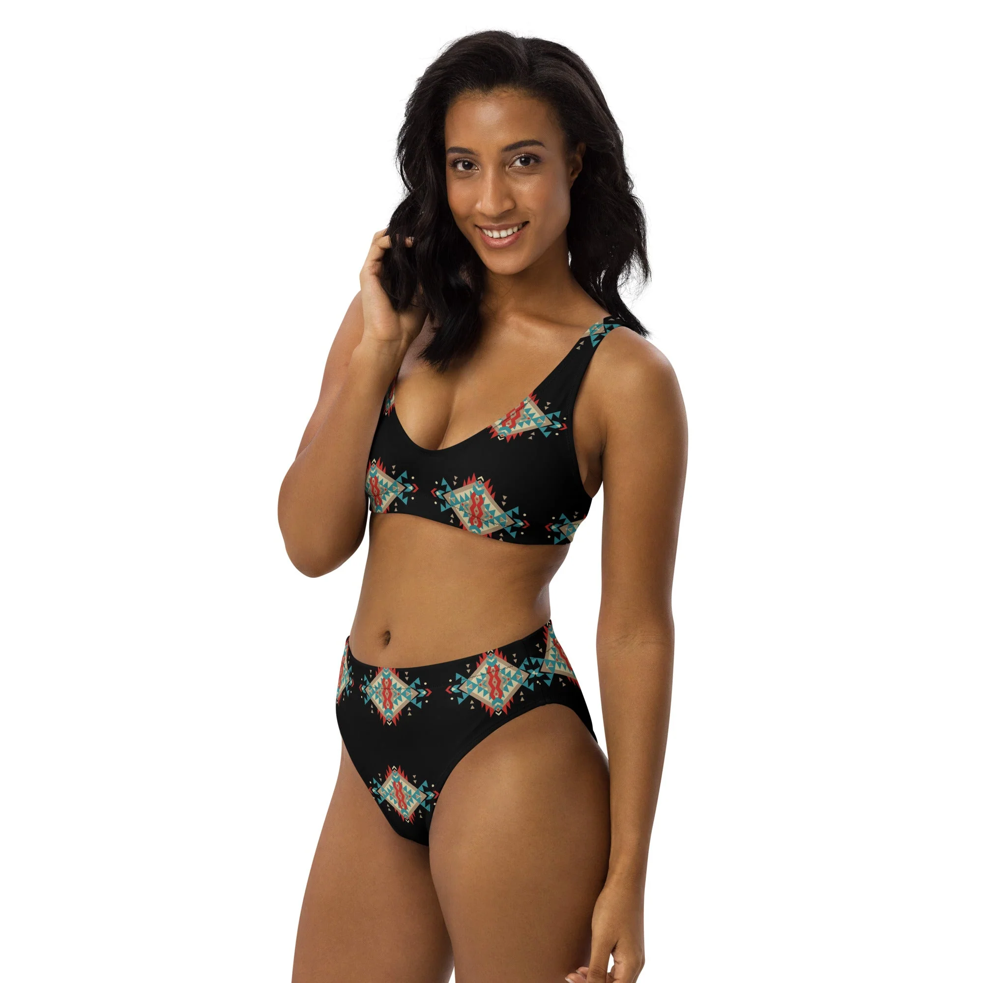 Baha Ranch Yeehaw Black Aztec Bikini - Image 9