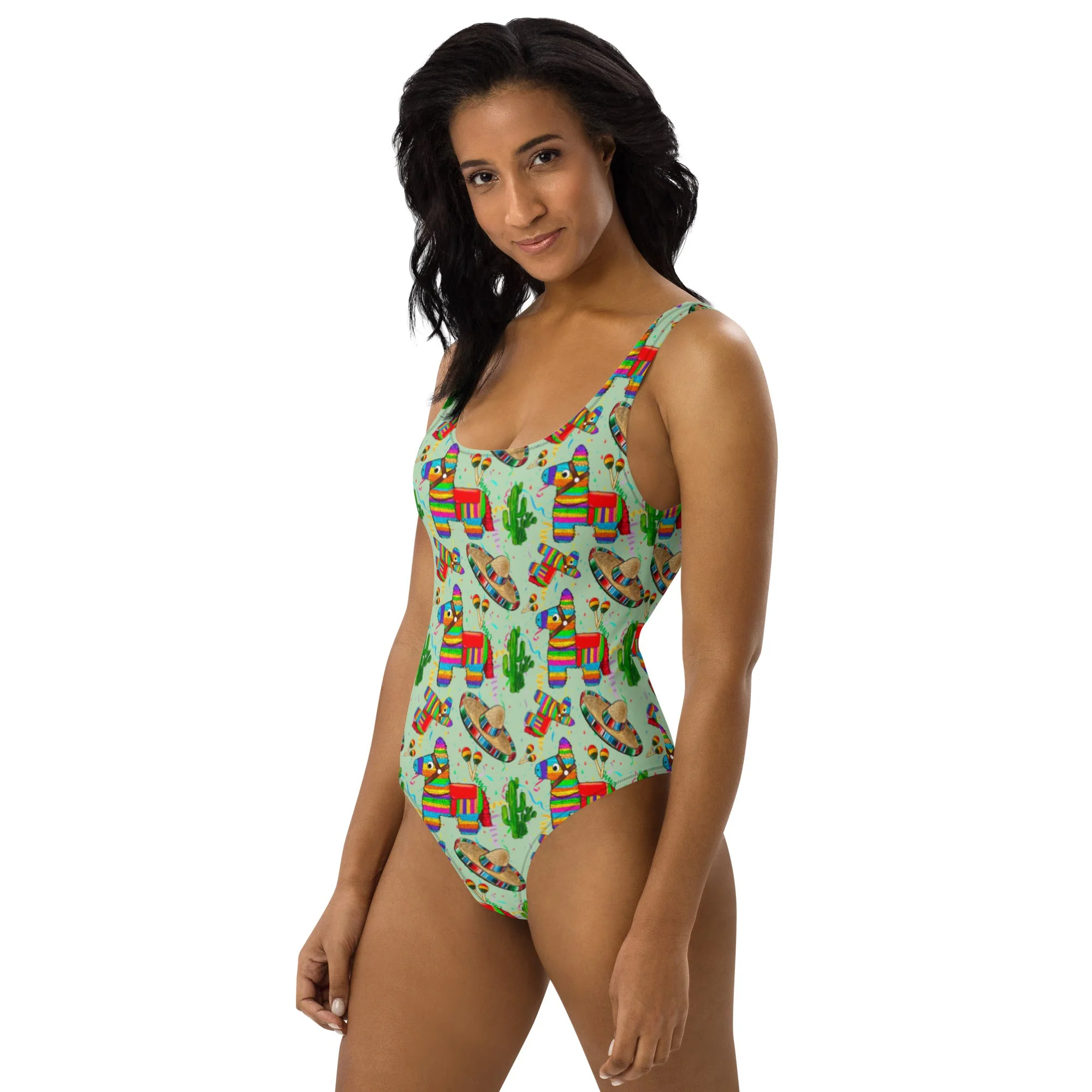 Baha Ranch Yeehaw Cinco De Mayo One-Piece Swimsuit - Image 3