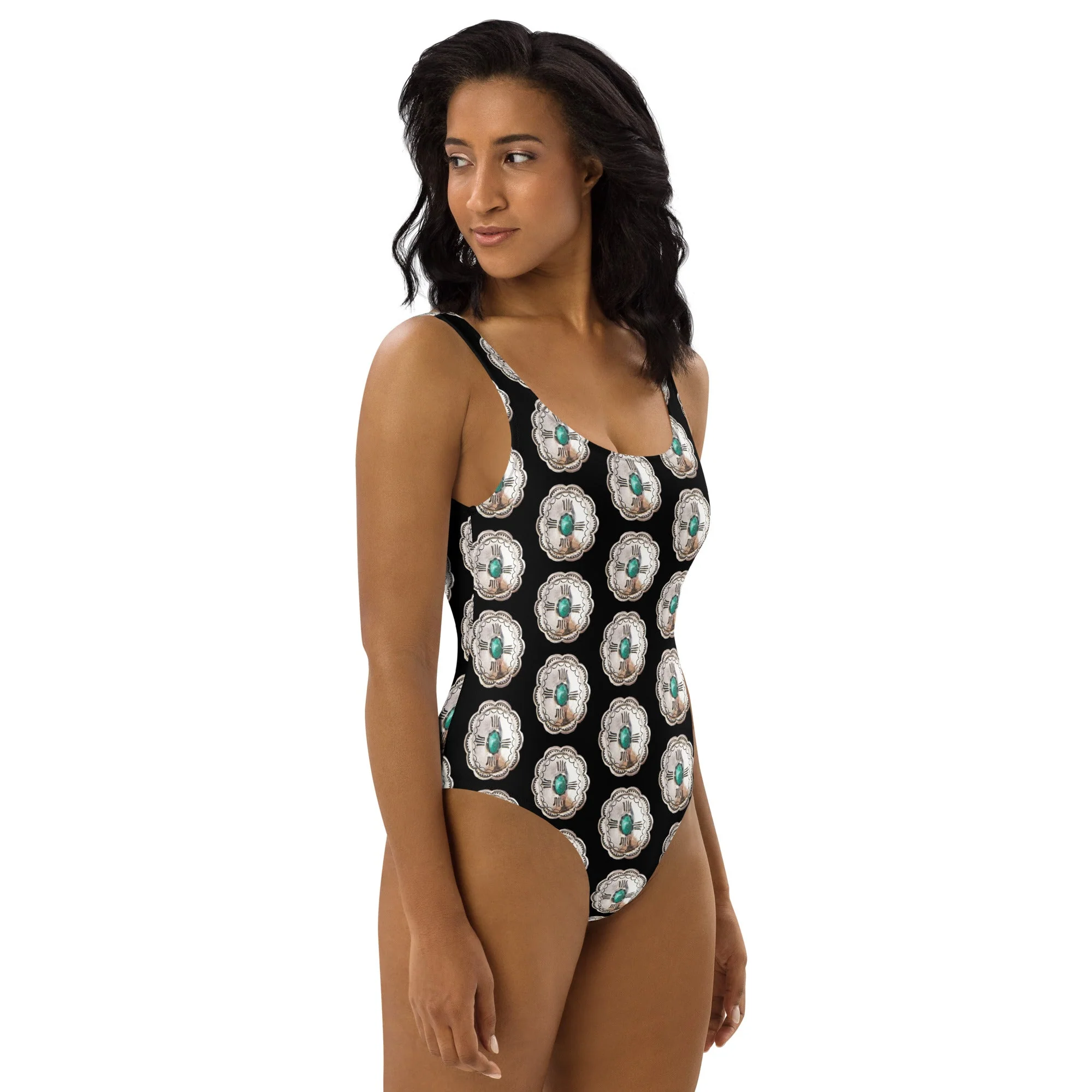 Baha Ranch Yeehaw Concho Crazy One-Piece Swimsuit - Image 6