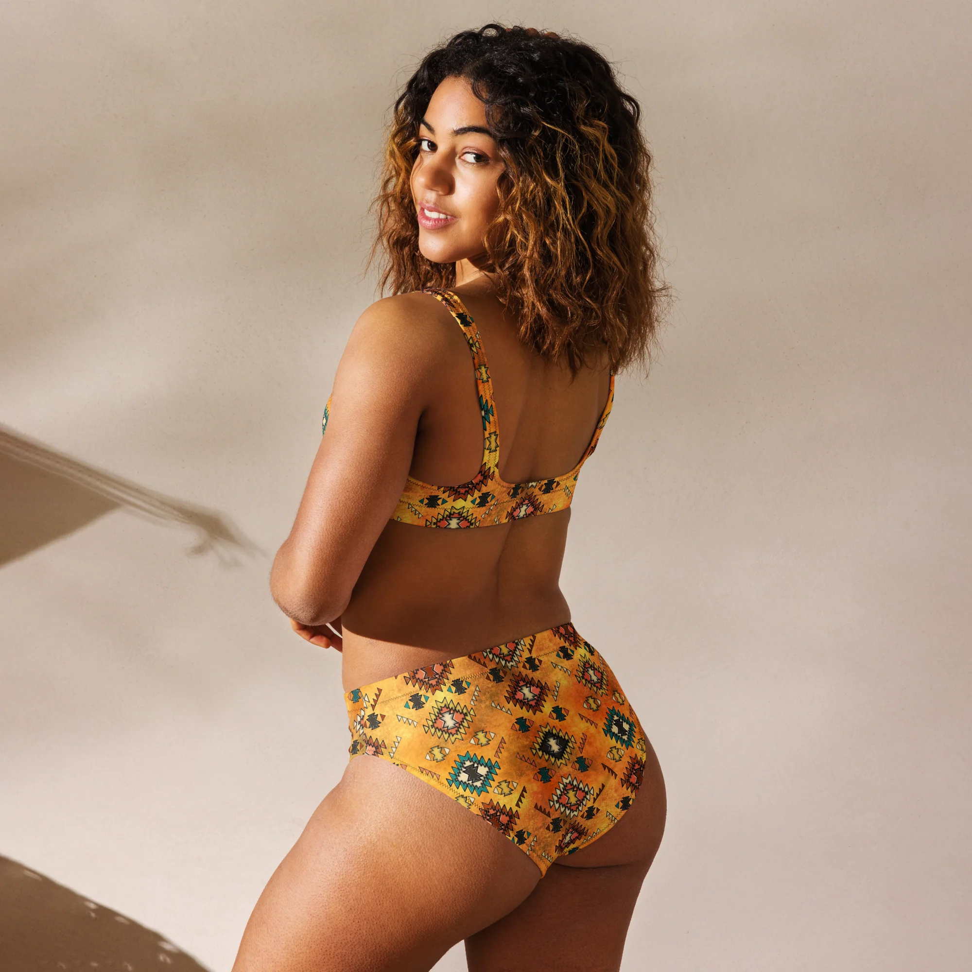 Baha Ranch Yeehaw Golden Aztec Bikini - Image 4