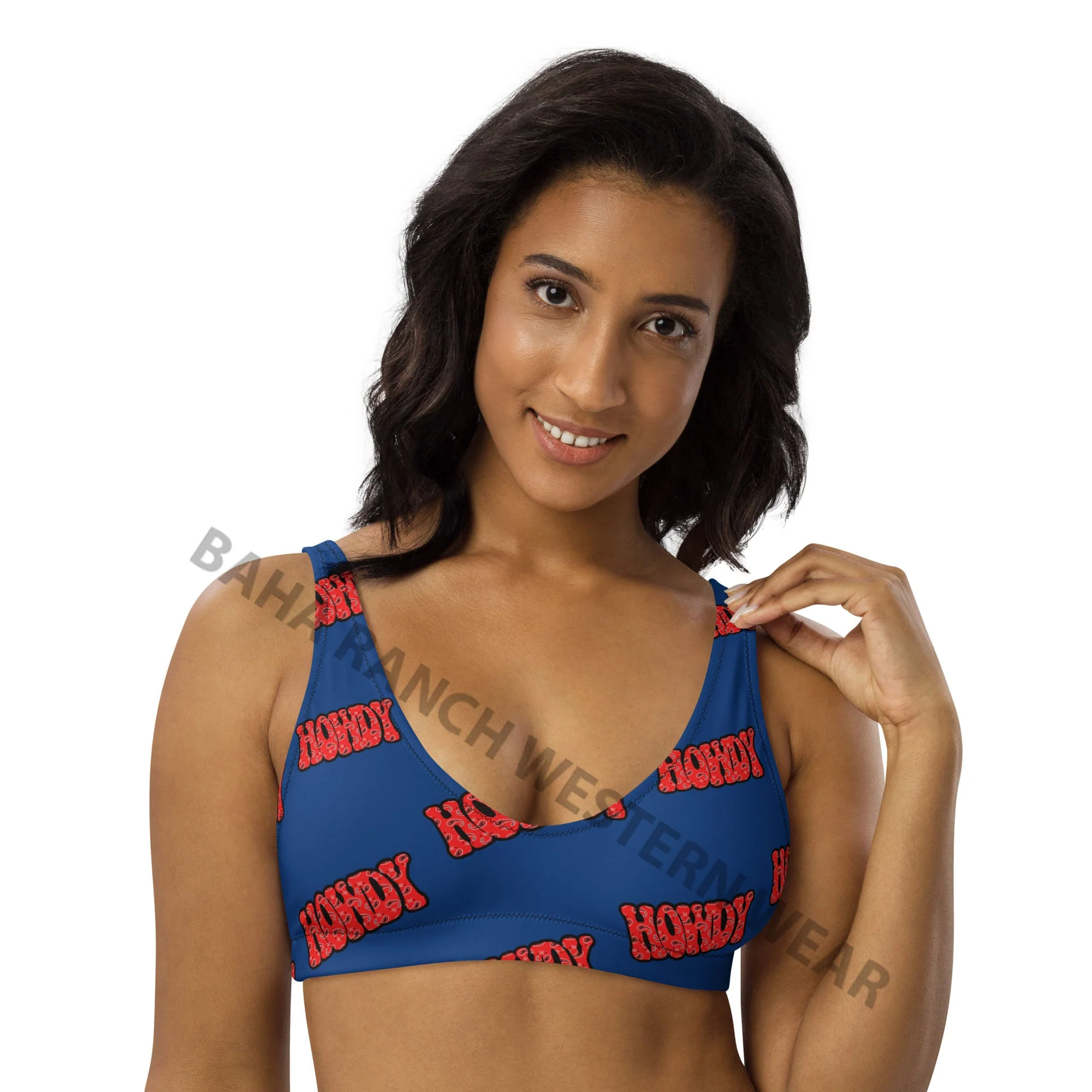 Baha Ranch Yeehaw Howdy Bikini Top - Image 4