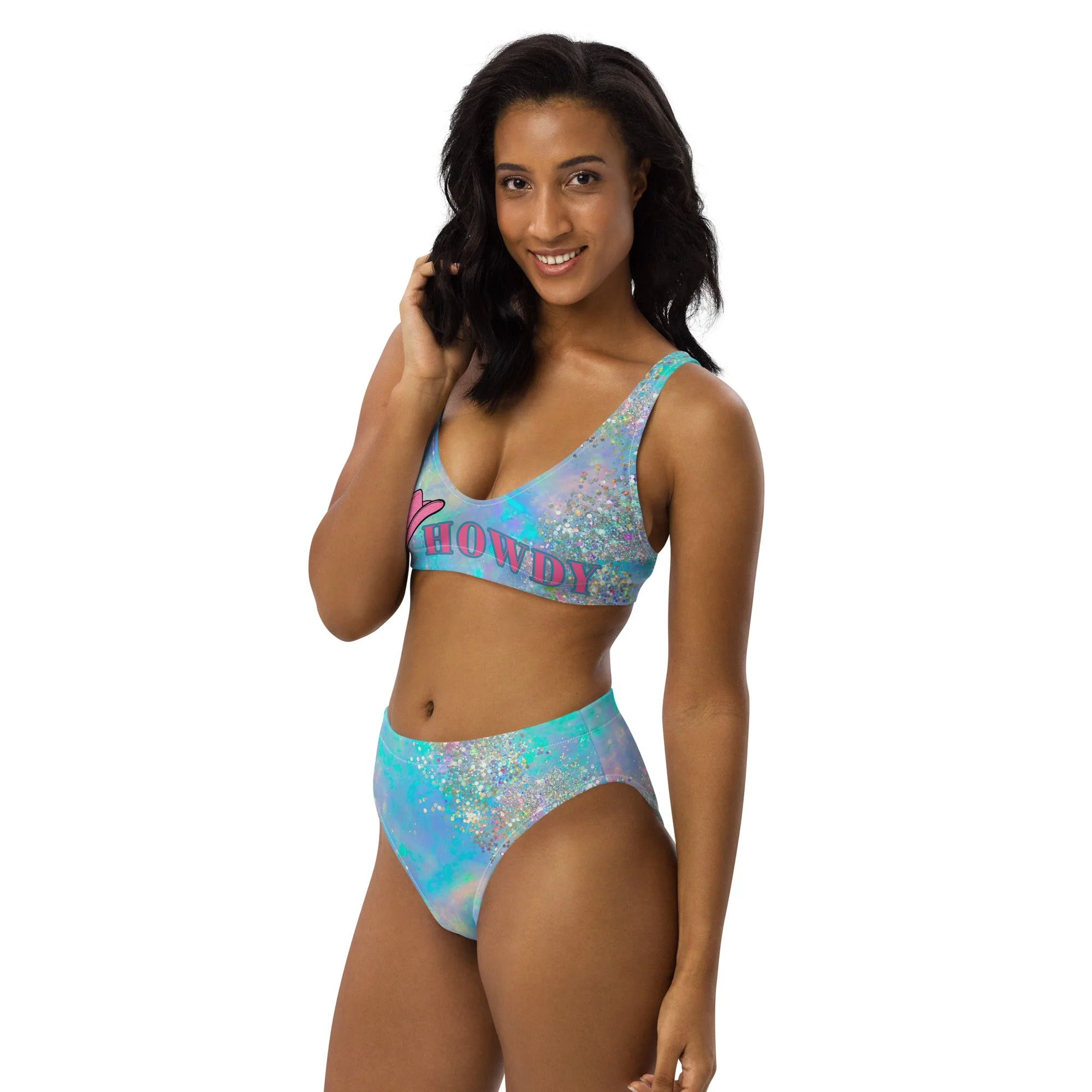 Baha Ranch Yeehaw Howdy Opal Glitter Bikini - Image 7