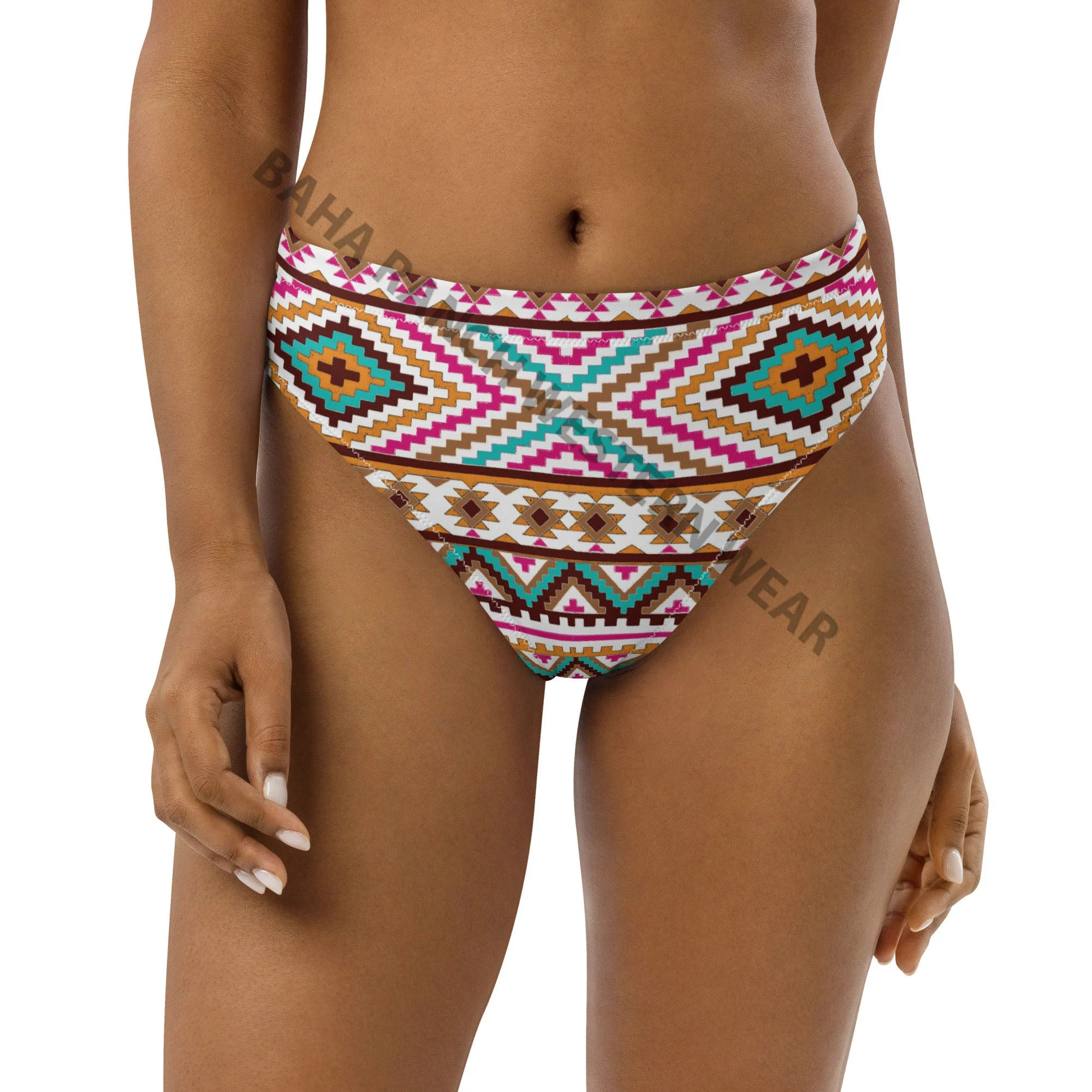 Baha Ranch Yeehaw Multi Aztec Bikini Bottom - Image 4