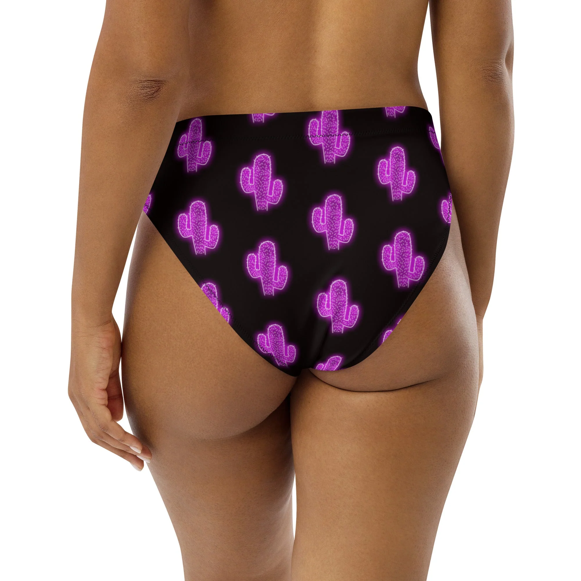 Baha Ranch Yeehaw Purple Neon Cactus Bikini Bottom - Image 5