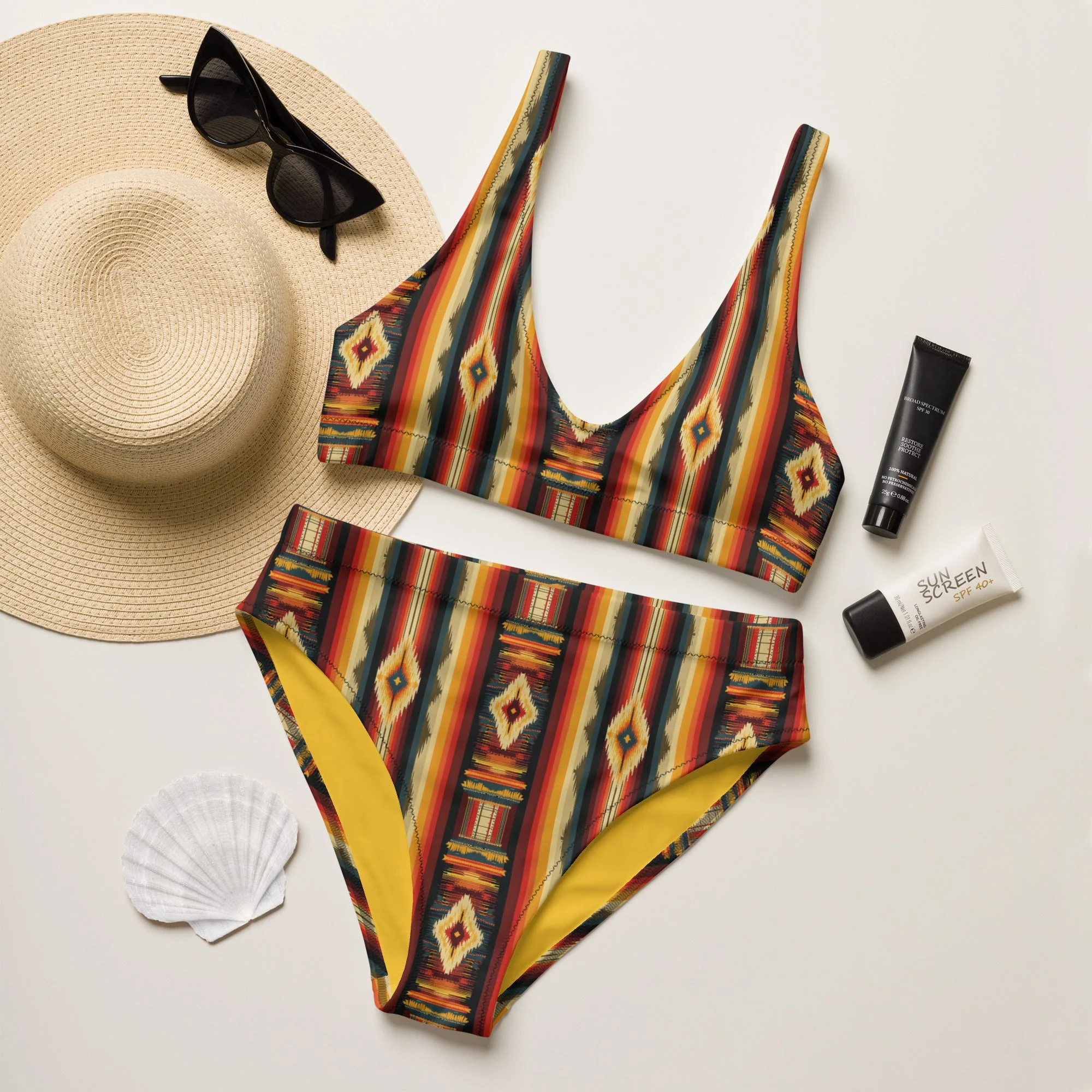 Baha Ranch Yeehaw Santa Fe Serape Bikini - Image 3