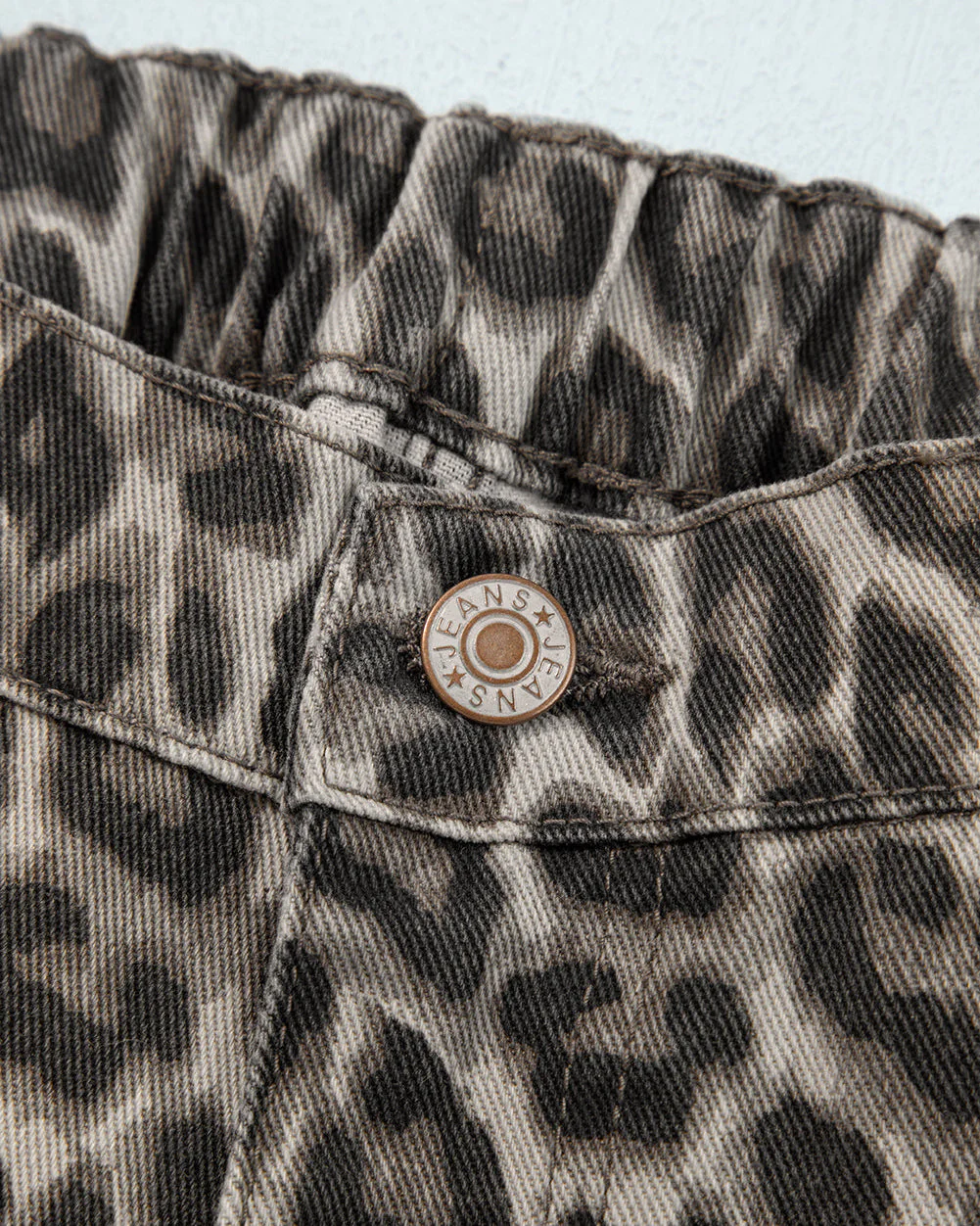 Bailey Leopard Straight Loose Leg Jeans - Image 9