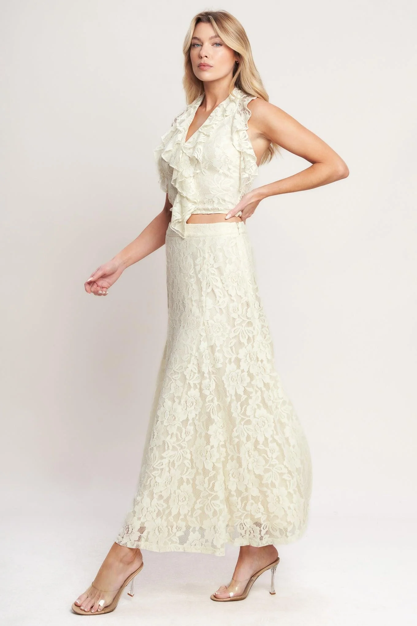 Ballet Muse Woven Lace Skirt - Image 6