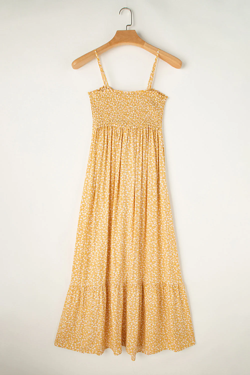 Bea Smocked High Waist Floral Maxi Dress - Image 5