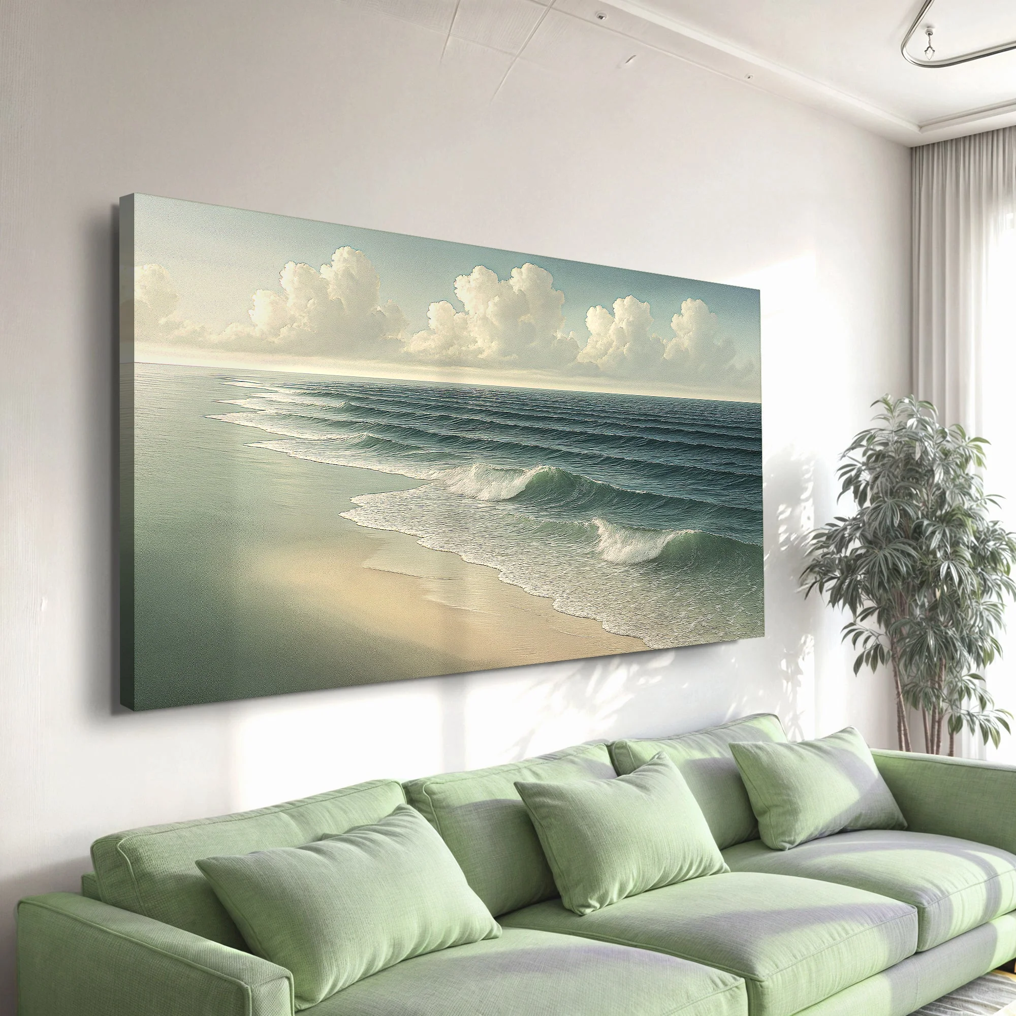 Beach Shoreline Coastal Wall Art VI - Image 3