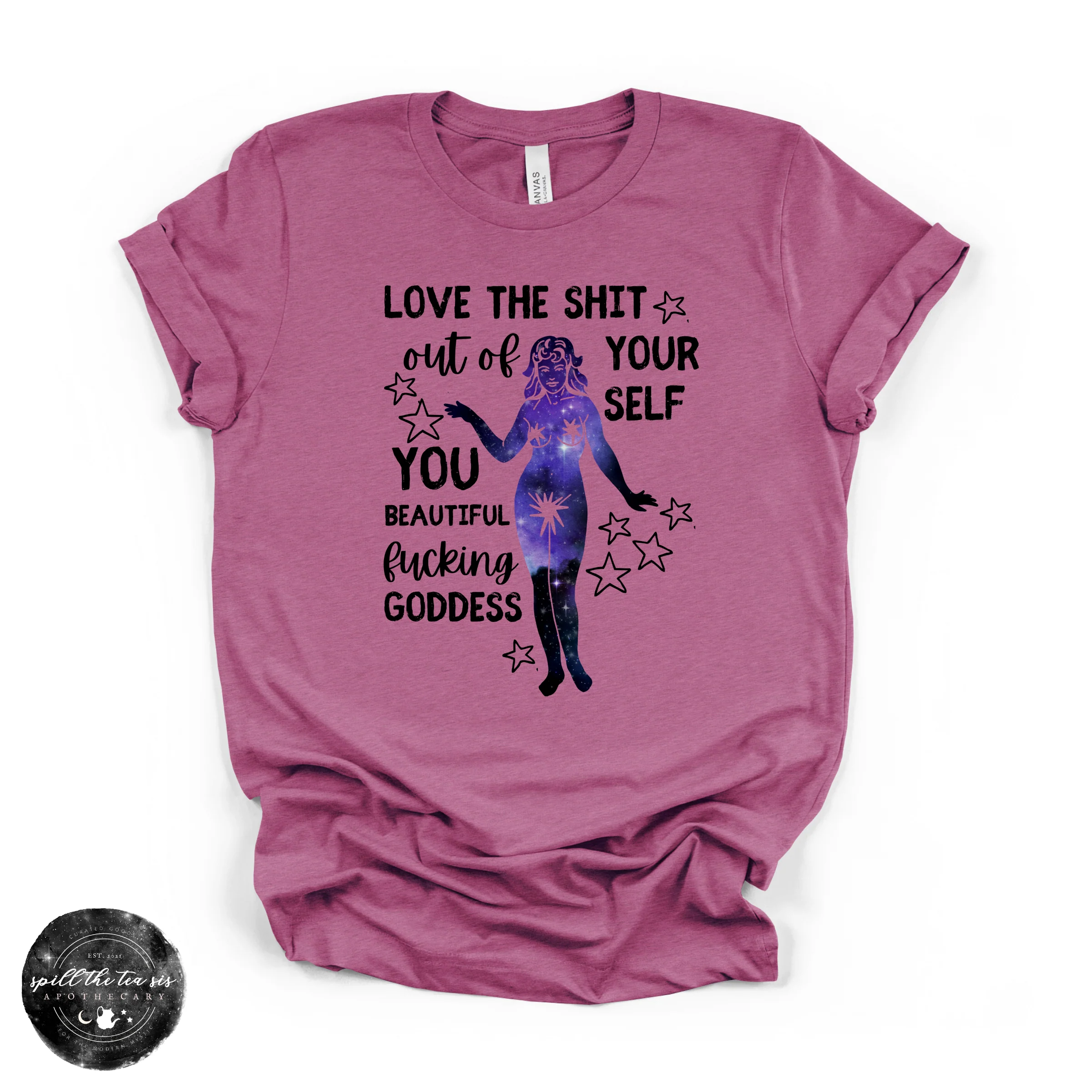 Beautiful F*cking Goddess Tee | Empowerment Graphic T-Shirt - Image 5