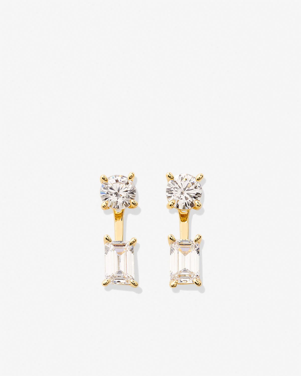 Beautifully Broken Emerald Cut Ear Jackets - Image 3