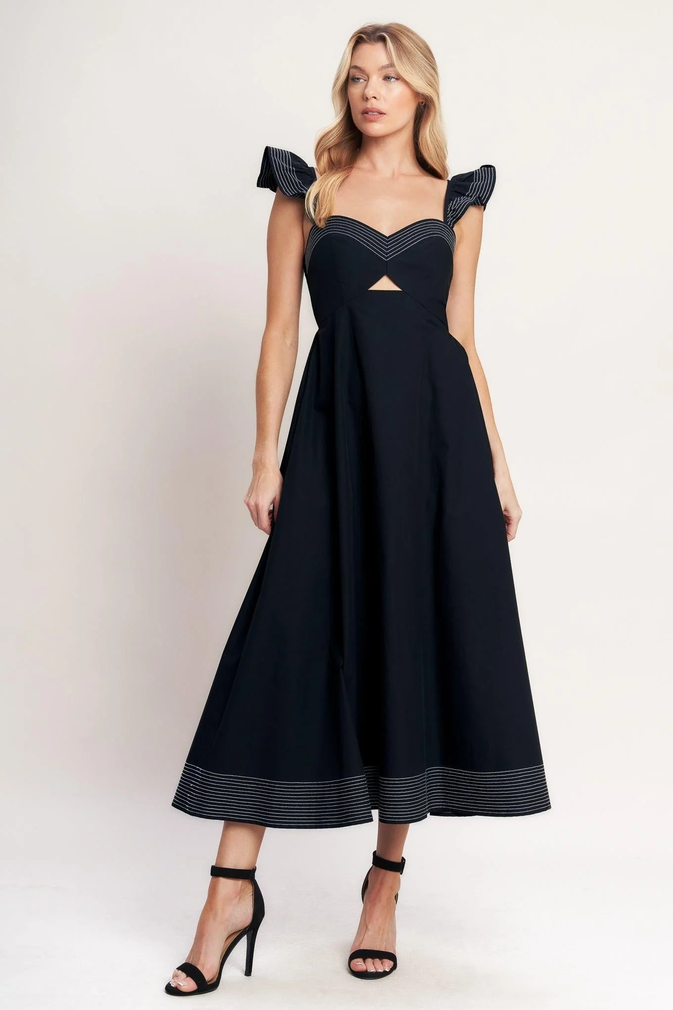 Beautifully Unexpected Woven Midi Dress - Image 3