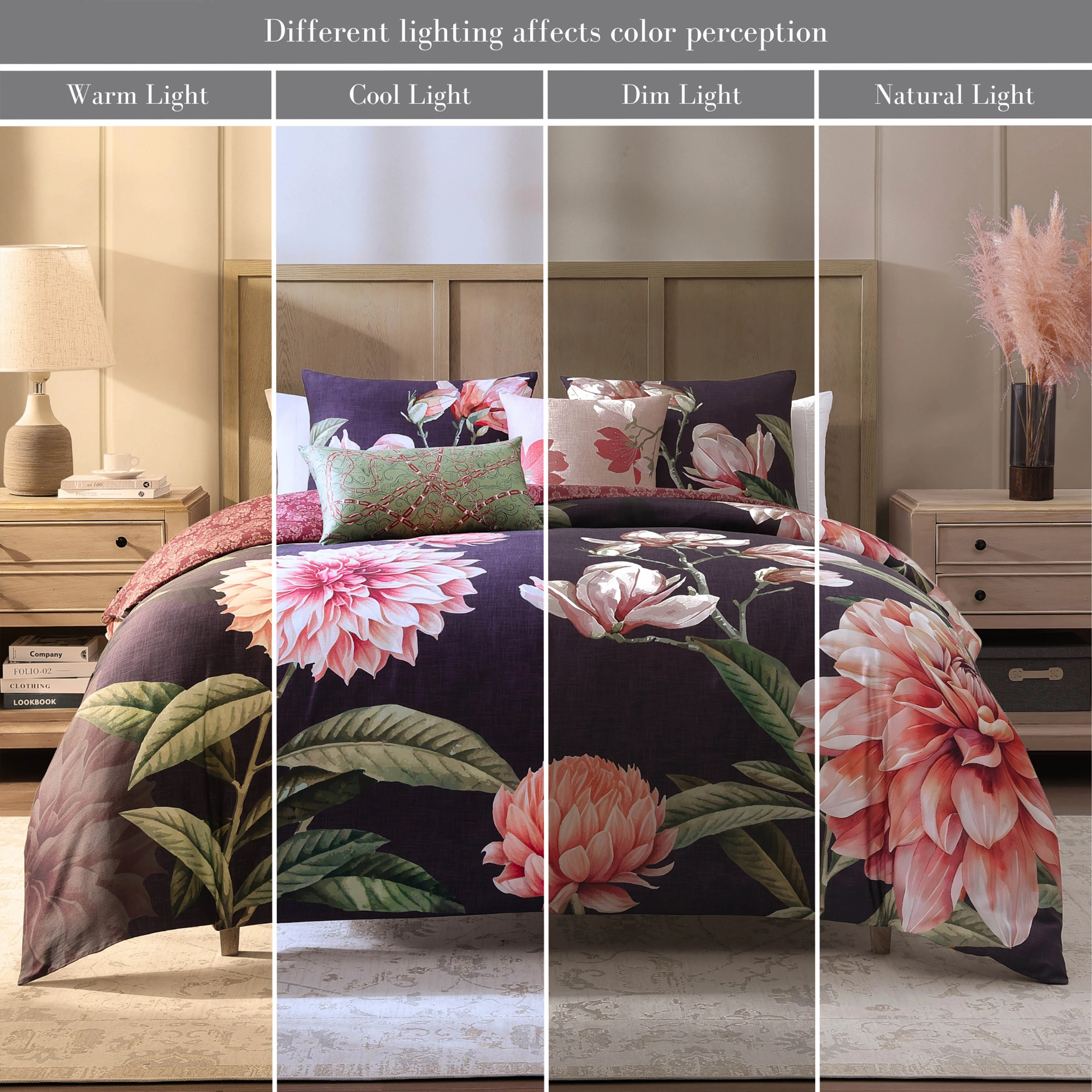 Bebejan Blush Serenade 5 Piece Reversible Comforter Set - Image 10