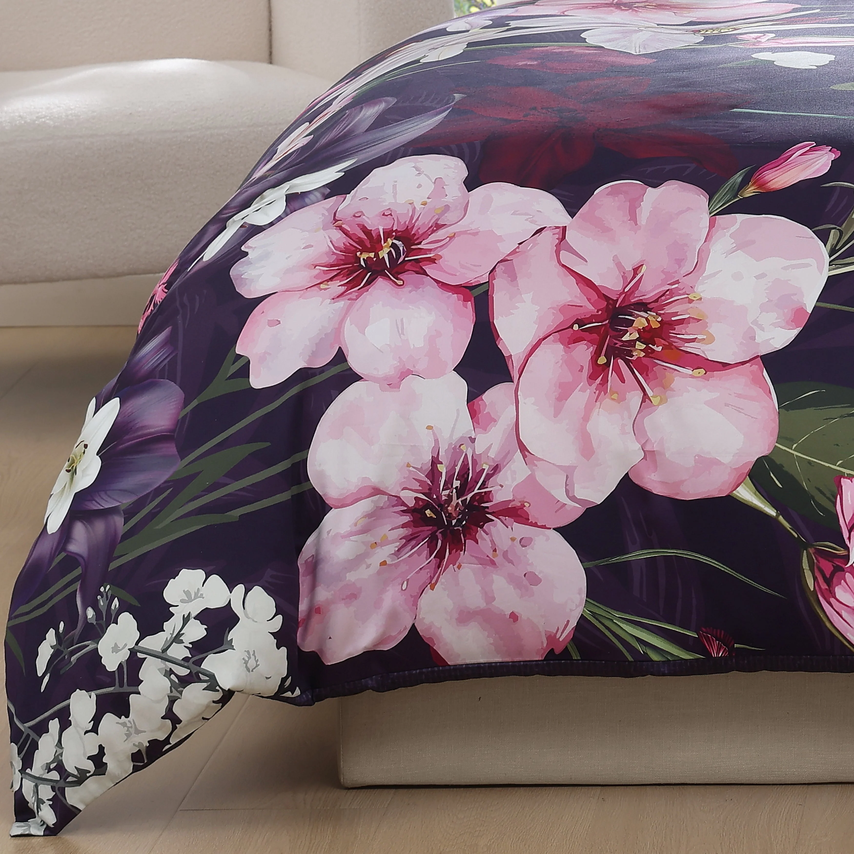 Bebejan 5 Piece Reversible Comforter Morning Glory Set - Image 4