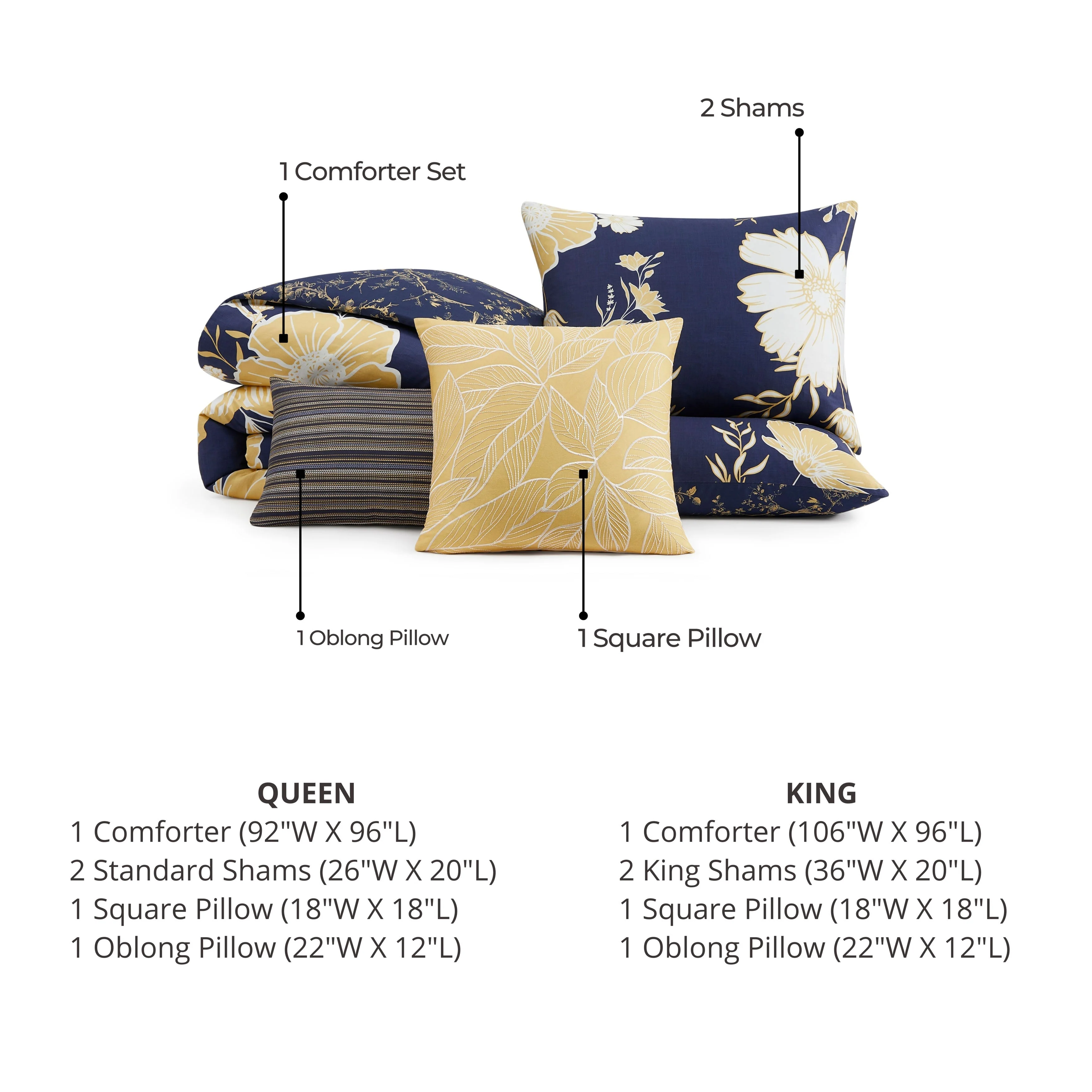 Bebejan Sunglow 5 Piece Reversible Comforter Set - Image 12