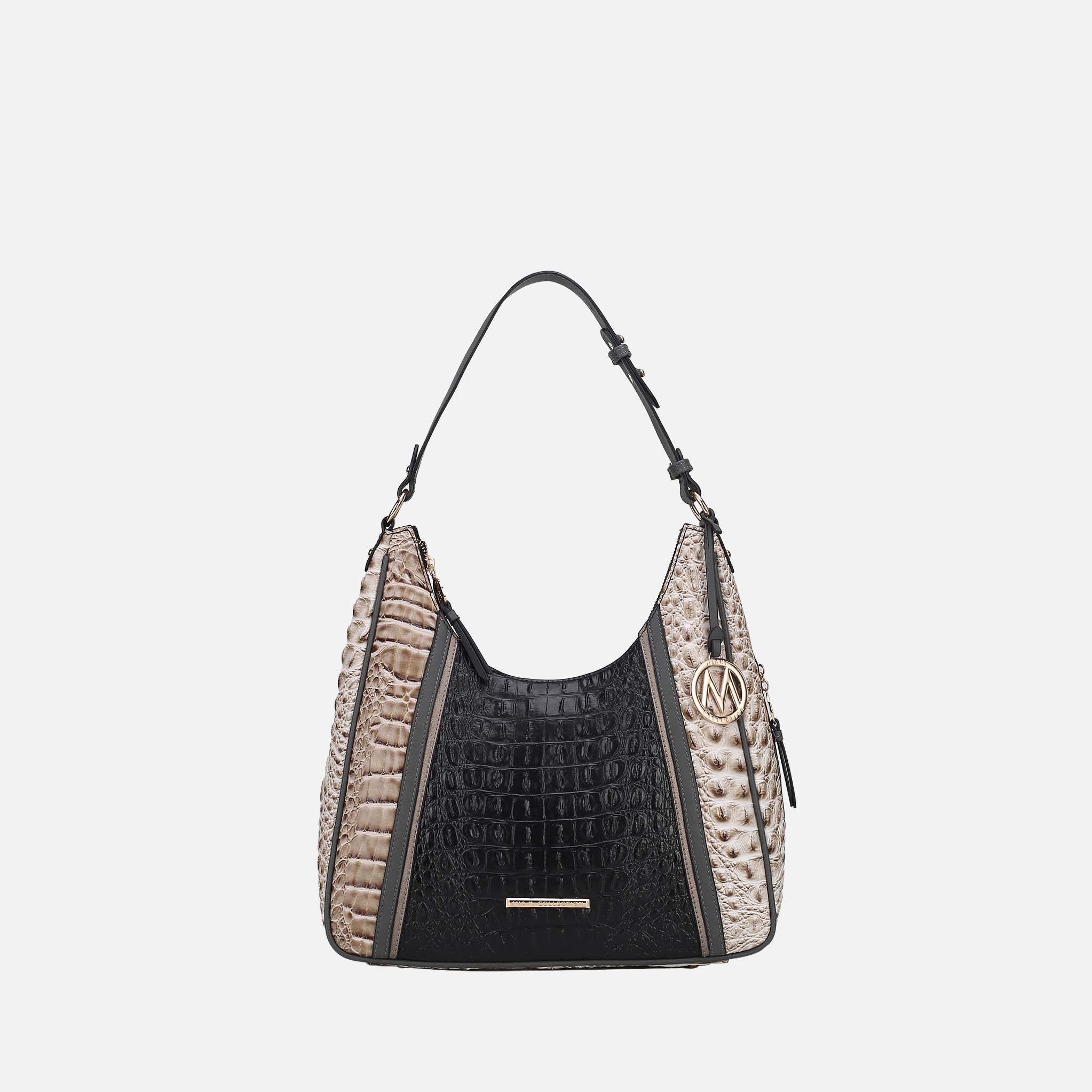 Becket Embossed Shoulder Bag - Image 4