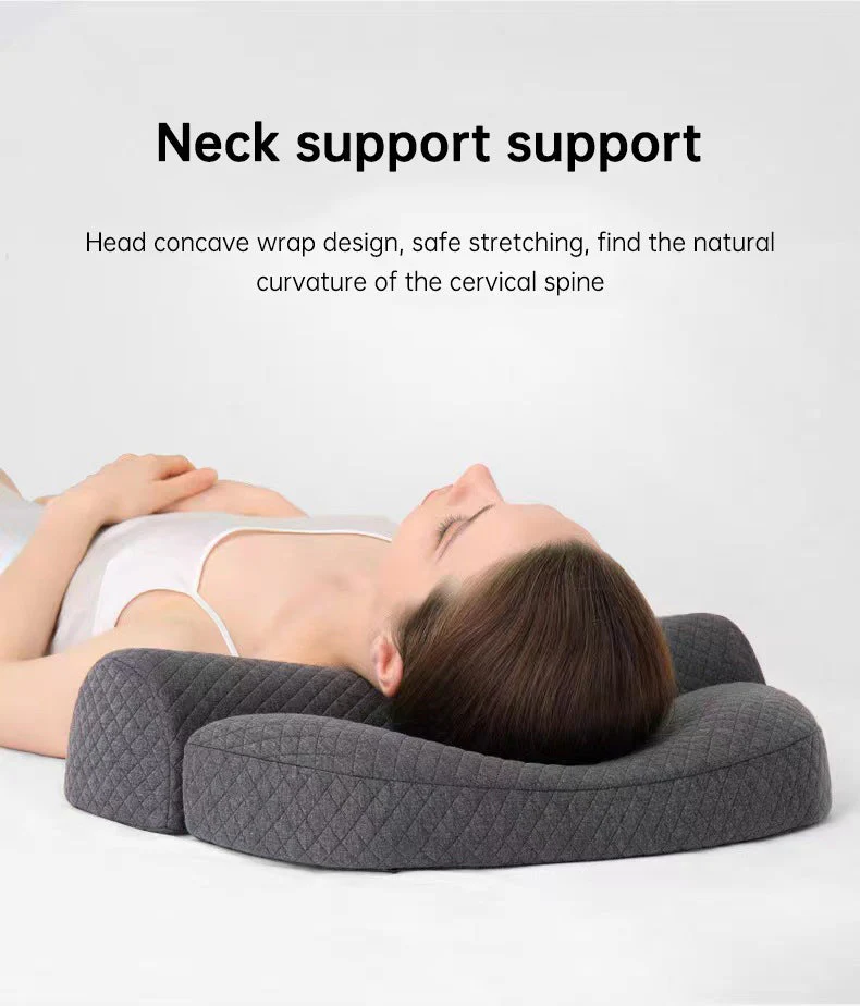 Bed Side Sleeping Pillow Ergonomic Cervical Memory Foam Pillow - Image 15
