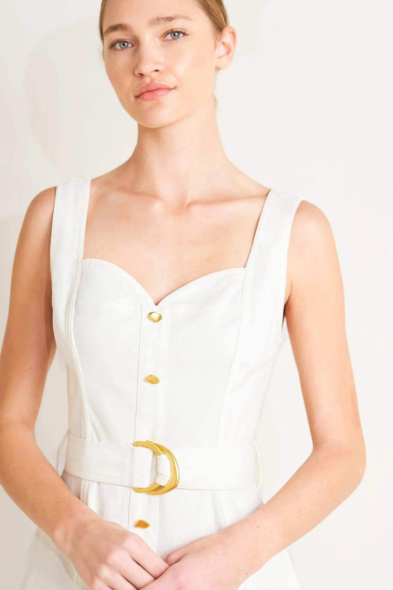 Bella Portofino Woven Midi Dress - Image 3