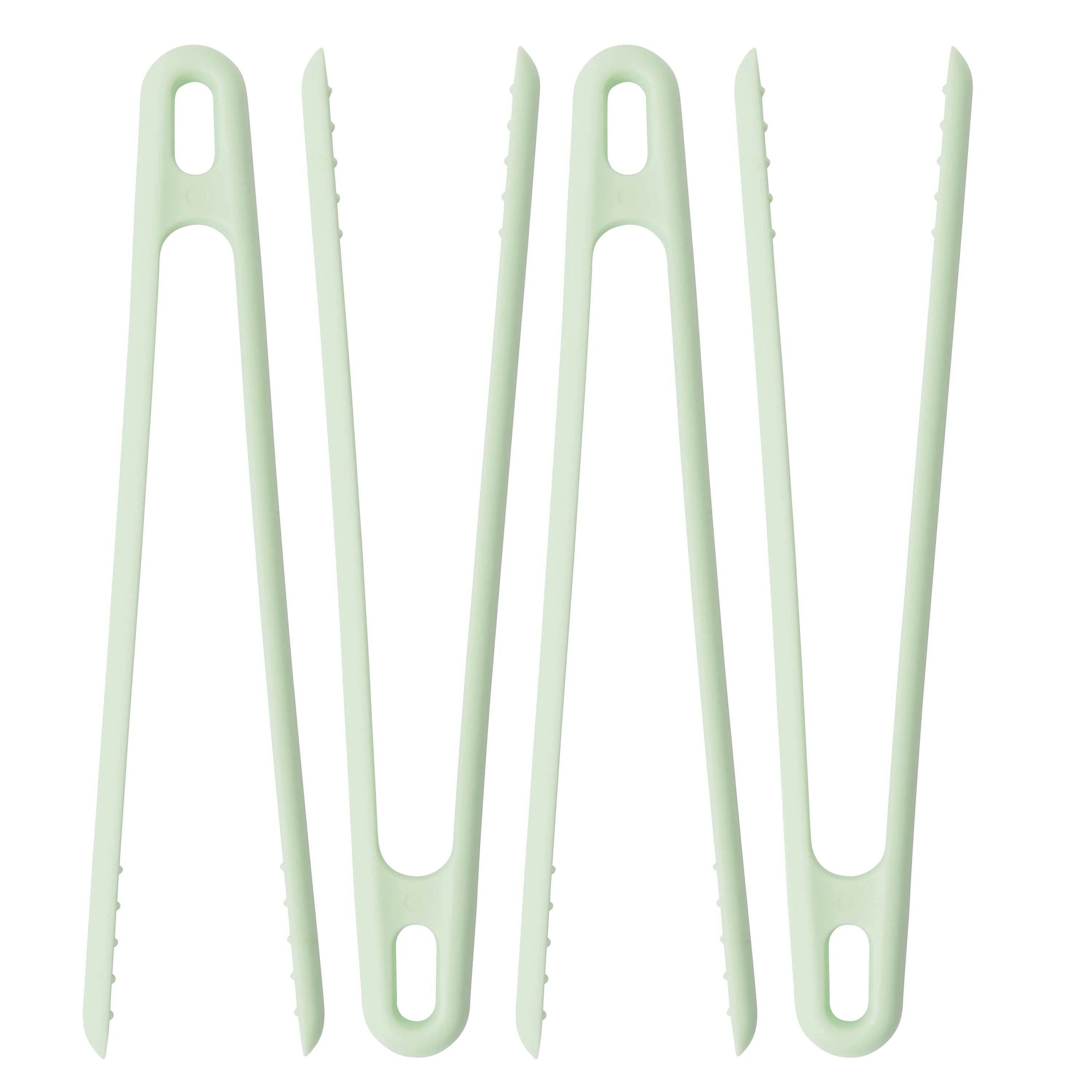 BergHOFF Leo 11" Nylon Grill Tongs, Set of 4, Mint