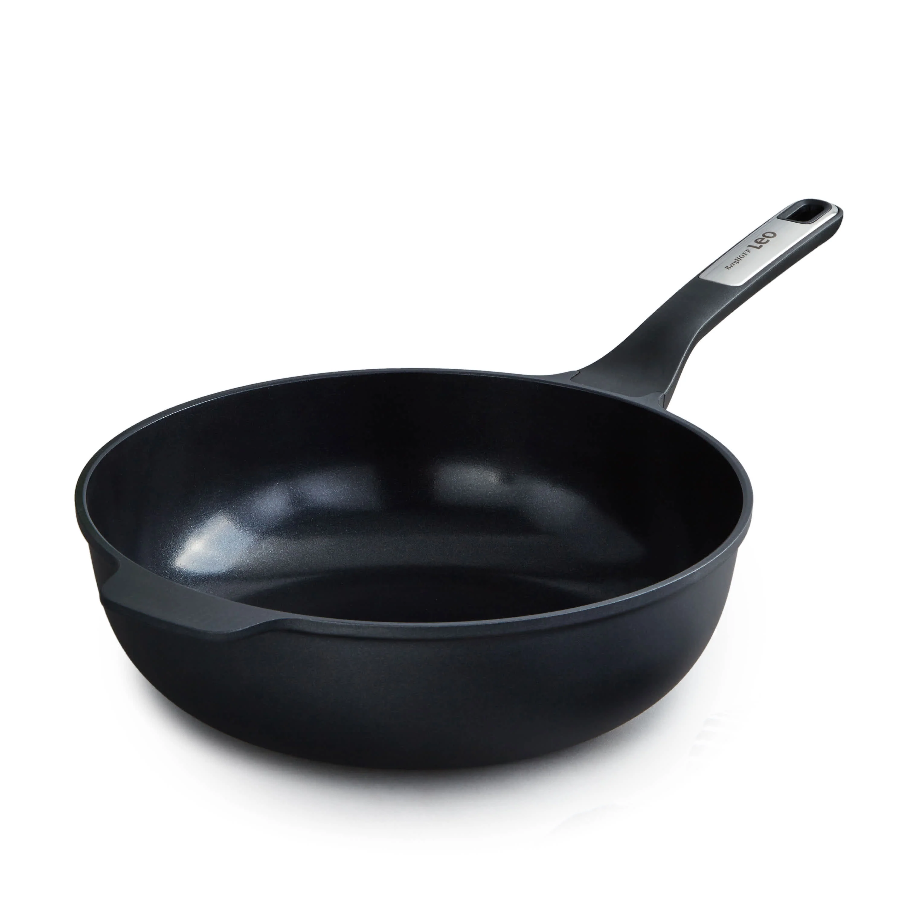 BergHOFF Leo Phantom Nonstick Ceramic 11" Wok Pan 4.6qt., Recycled