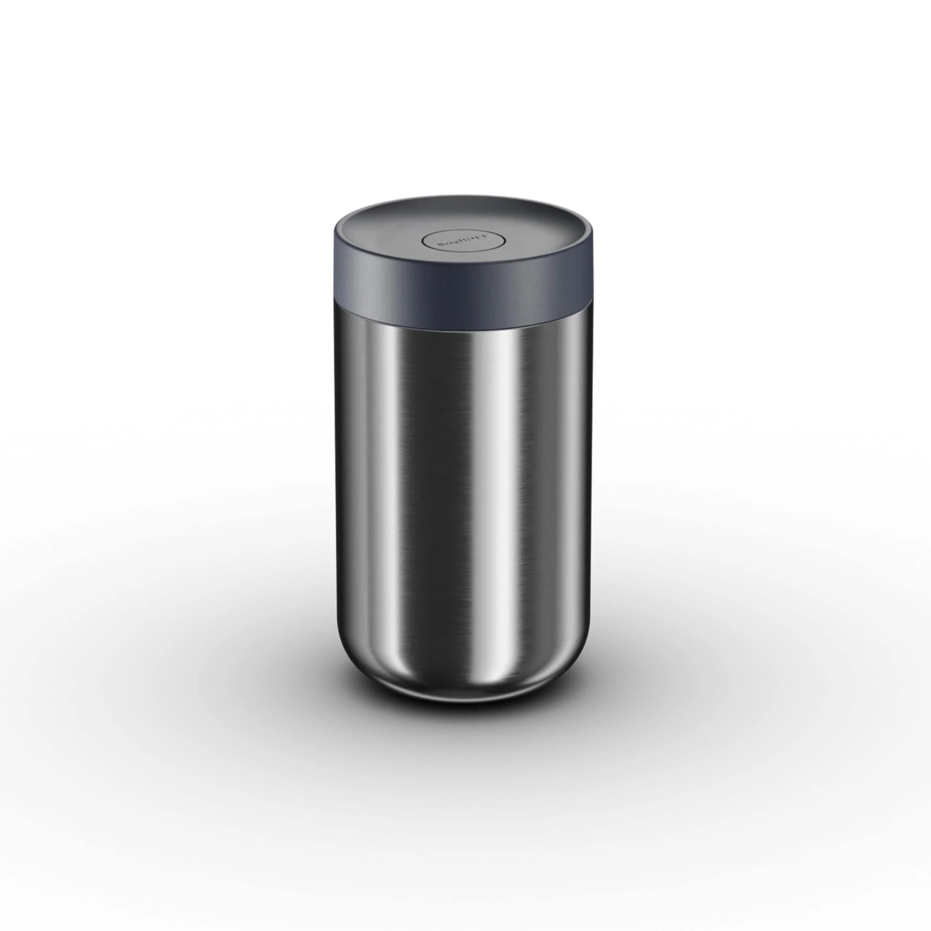 BergHOFF Nommie Stainless Steel 25oz Food Container, Navy and Steel