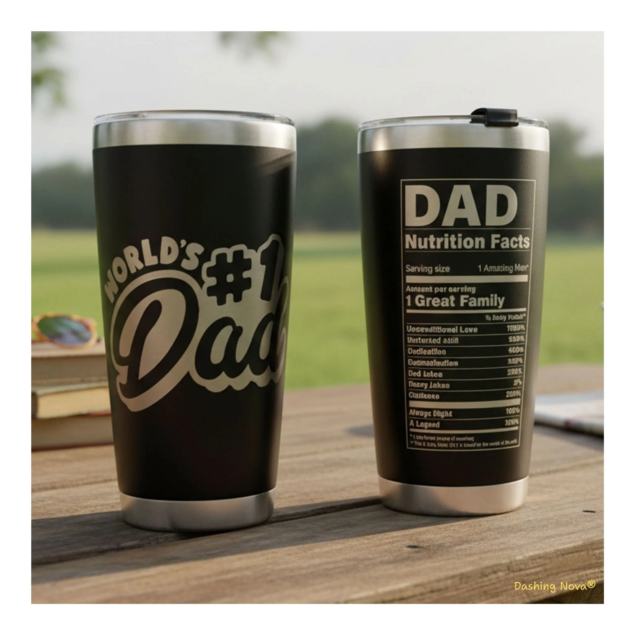 Best Dad Ever Laser Engraved Tumbler - Father's Day & Birthday Gift - Image 12