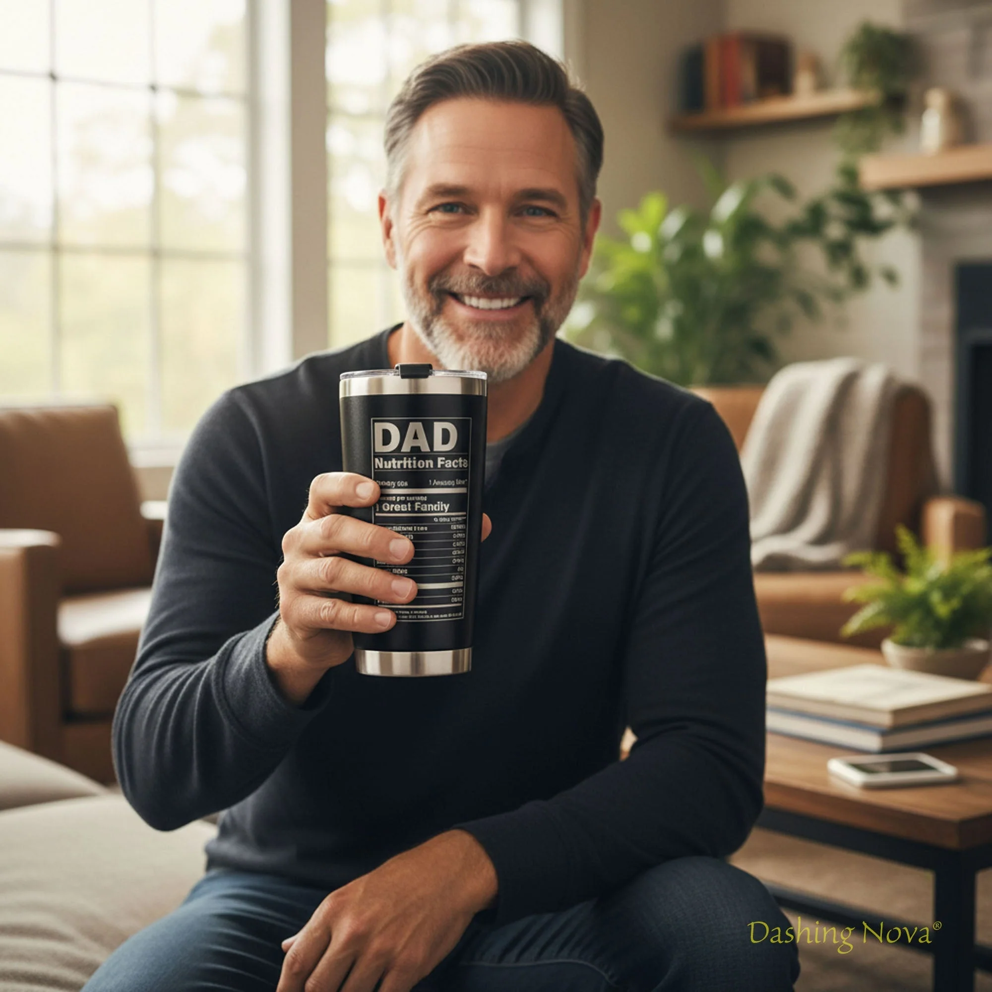 Best Dad Ever Laser Engraved Tumbler - Father's Day & Birthday Gift - Image 18