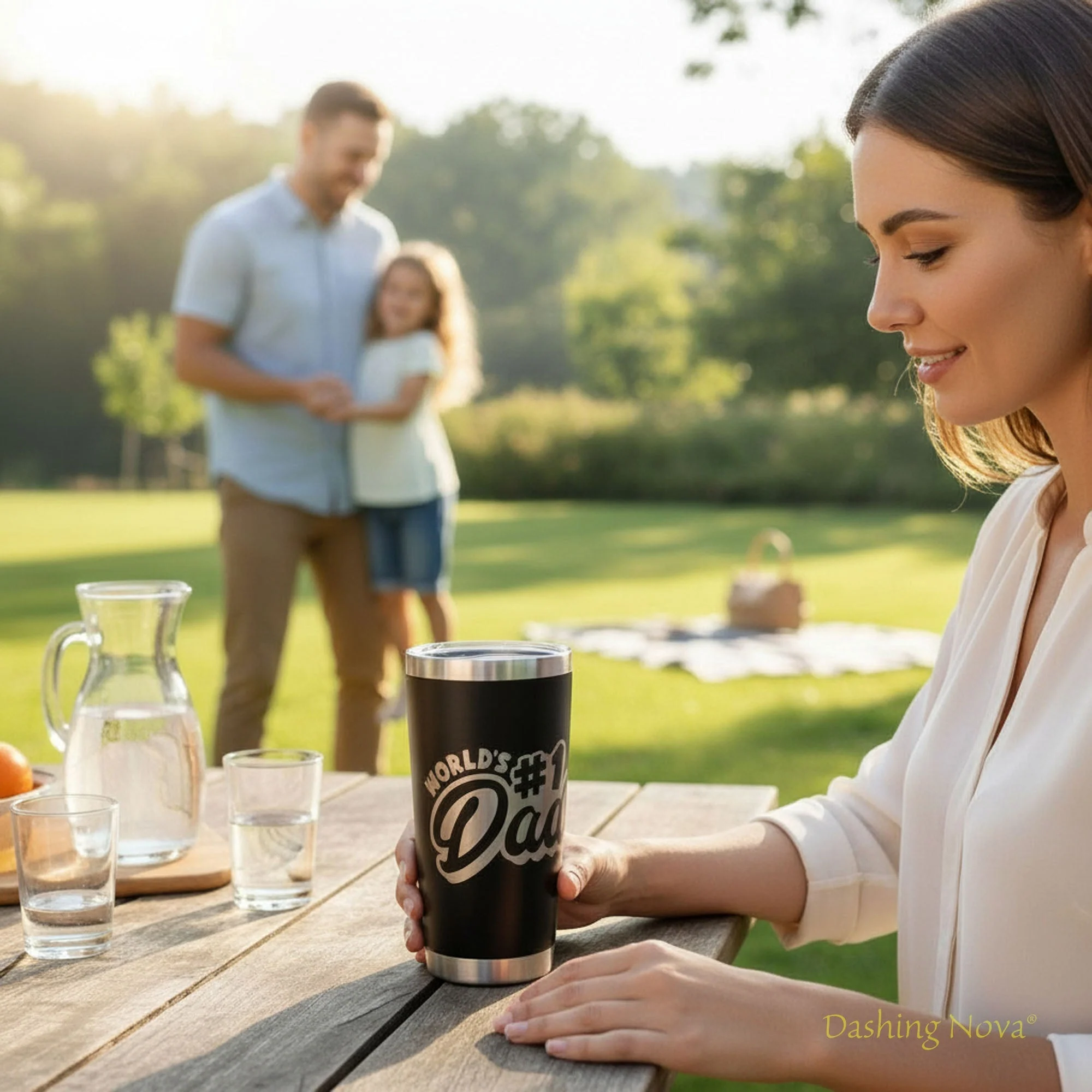 Best Dad Ever Laser Engraved Tumbler - Father's Day & Birthday Gift - Image 19