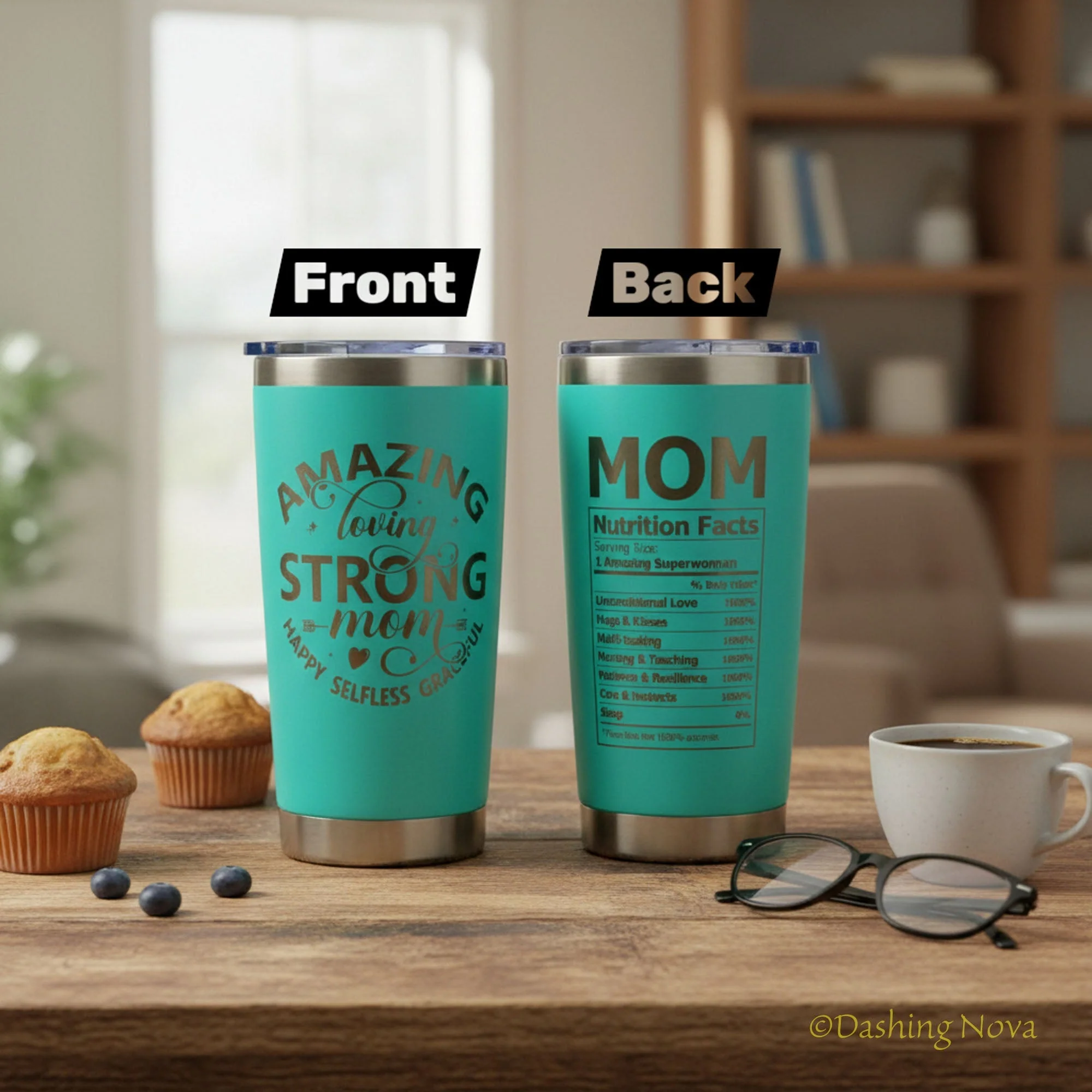 Best Mom Ever 20oz Tumbler Gift Set for Mother's Day & Birthday - Image 18
