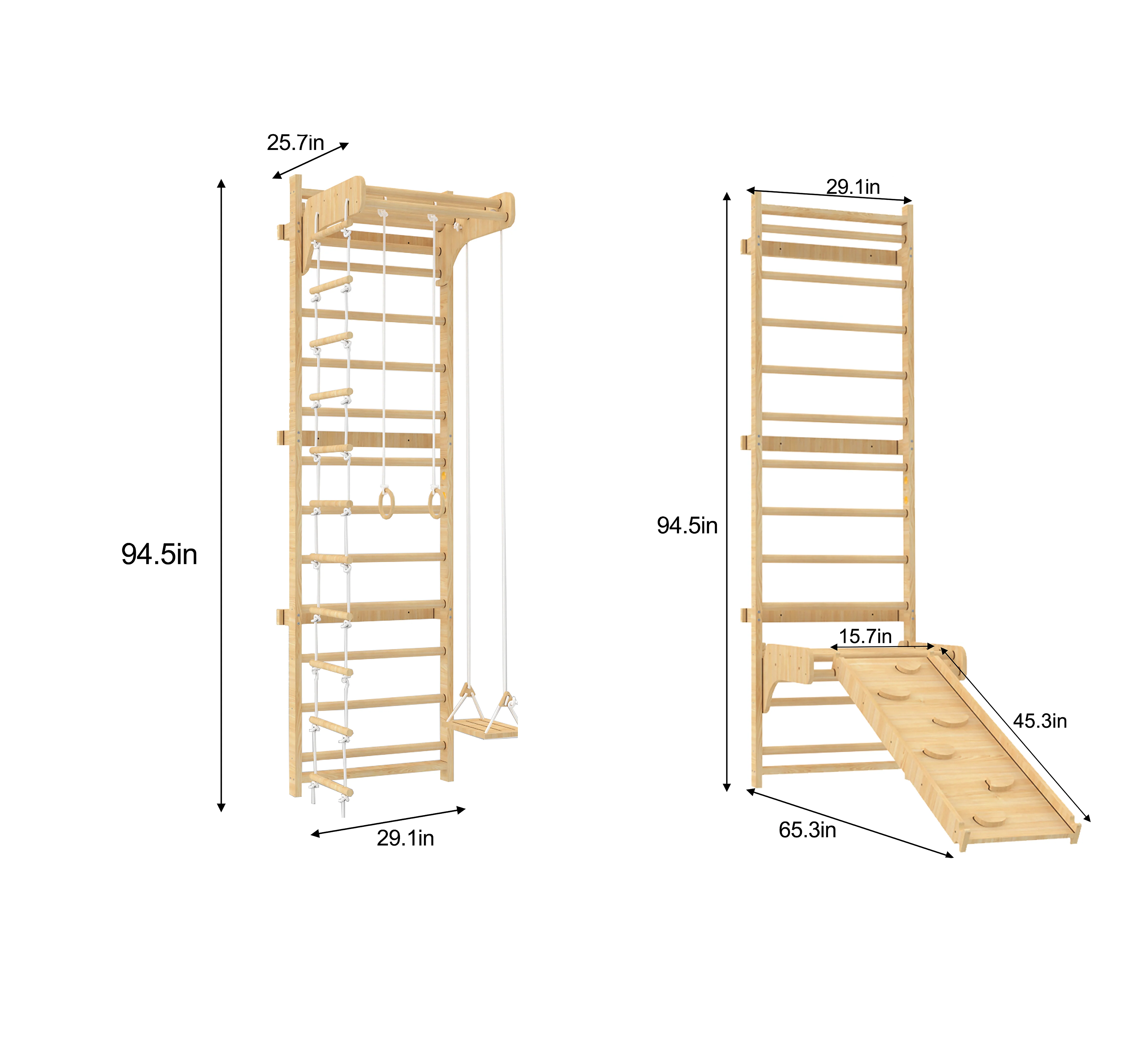 Betula | Swedish Wall Ladder - Image 6