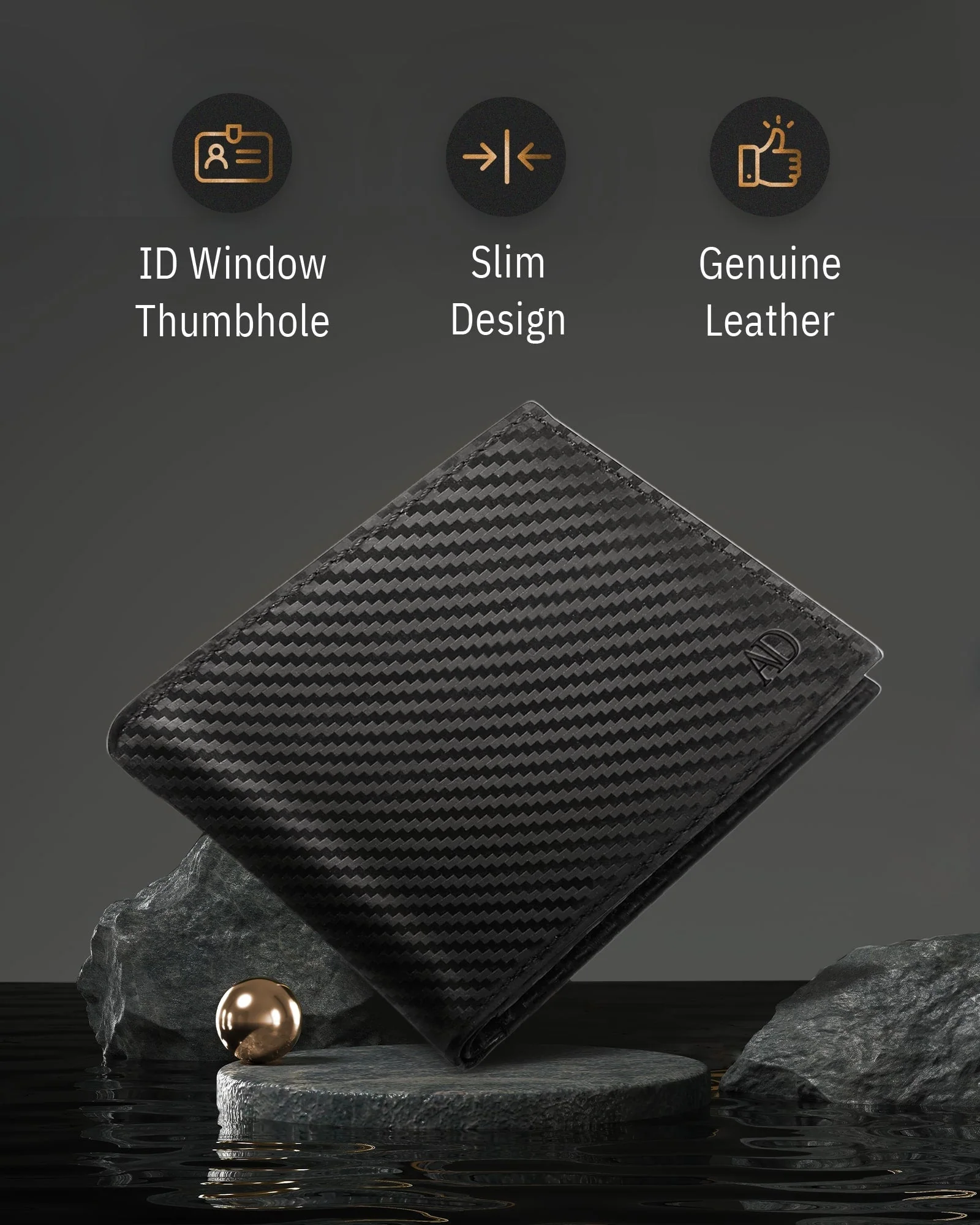 Bifold Wallet With Flip-Up ID Window - Image 2