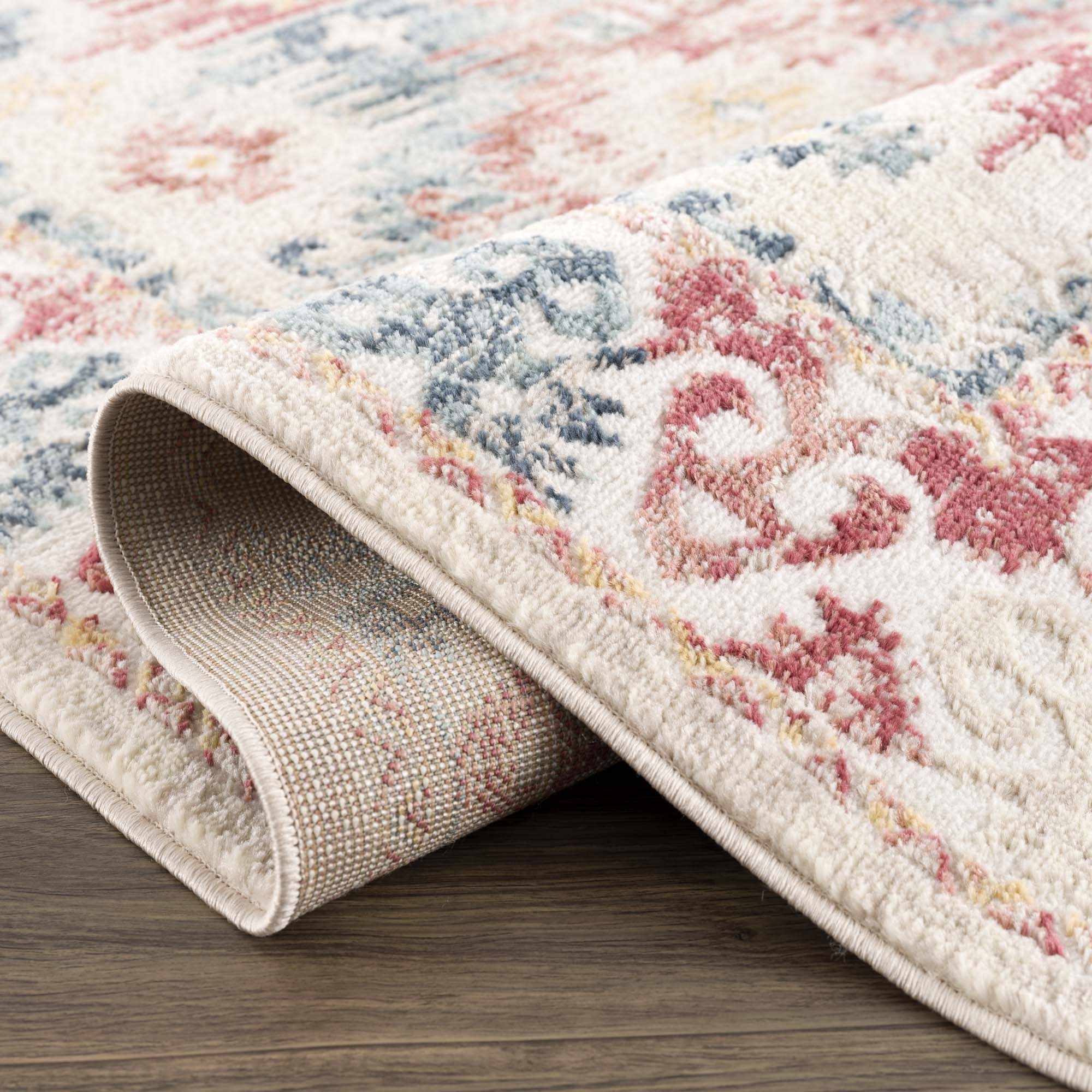 Bindi Blue & Rose Area Rug - Image 6