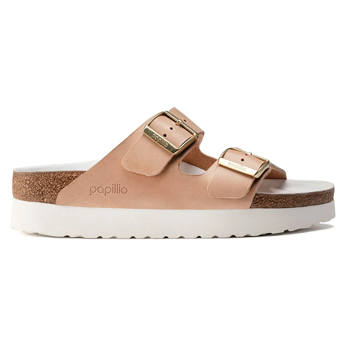 Birkenstock Women's Papillio Arizona Platform Natural Leather Sandals - Image 5