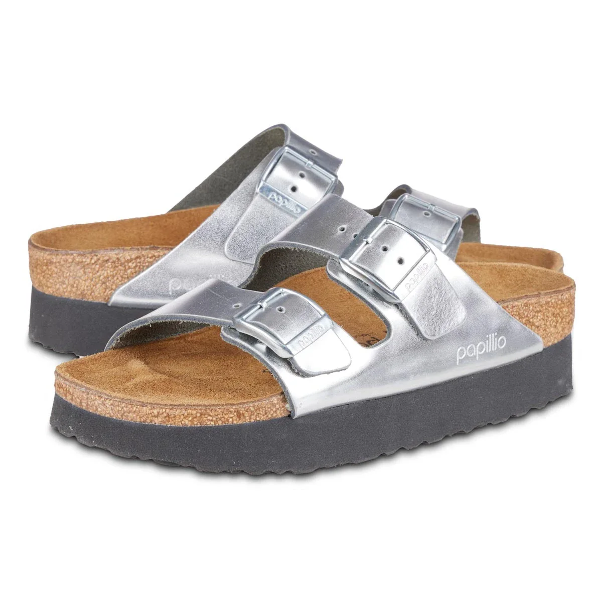 Birkenstock Women's Papillio Arizona Platform Natural Leather Sandals - Image 6