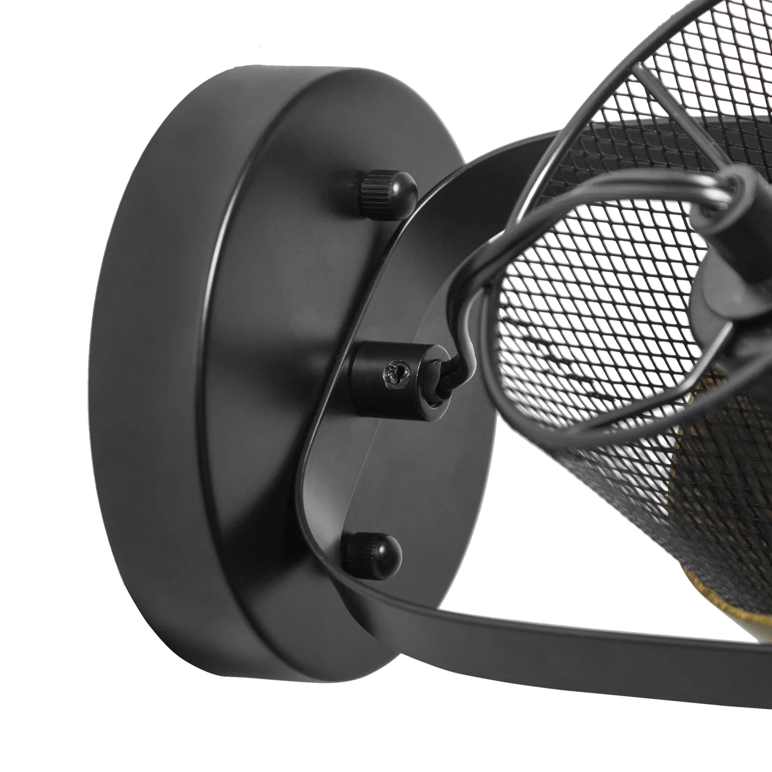 River of Goods Black and Gold Wall Lamp, Spotlight - Image 7